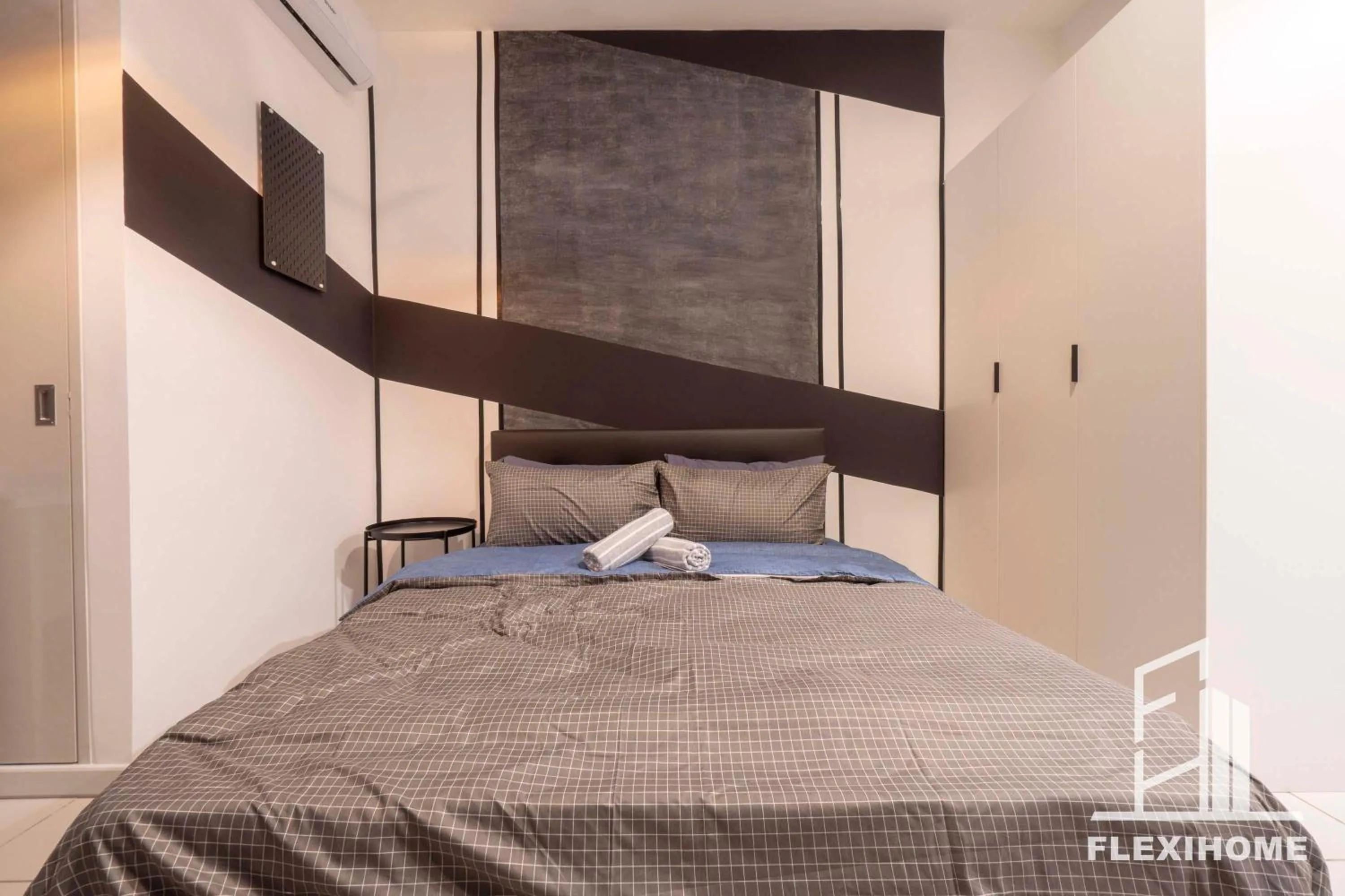 Bed in KLIA, KLIA2, Horizon Suites Sepang, Designed Studio, by Flexihome-MY