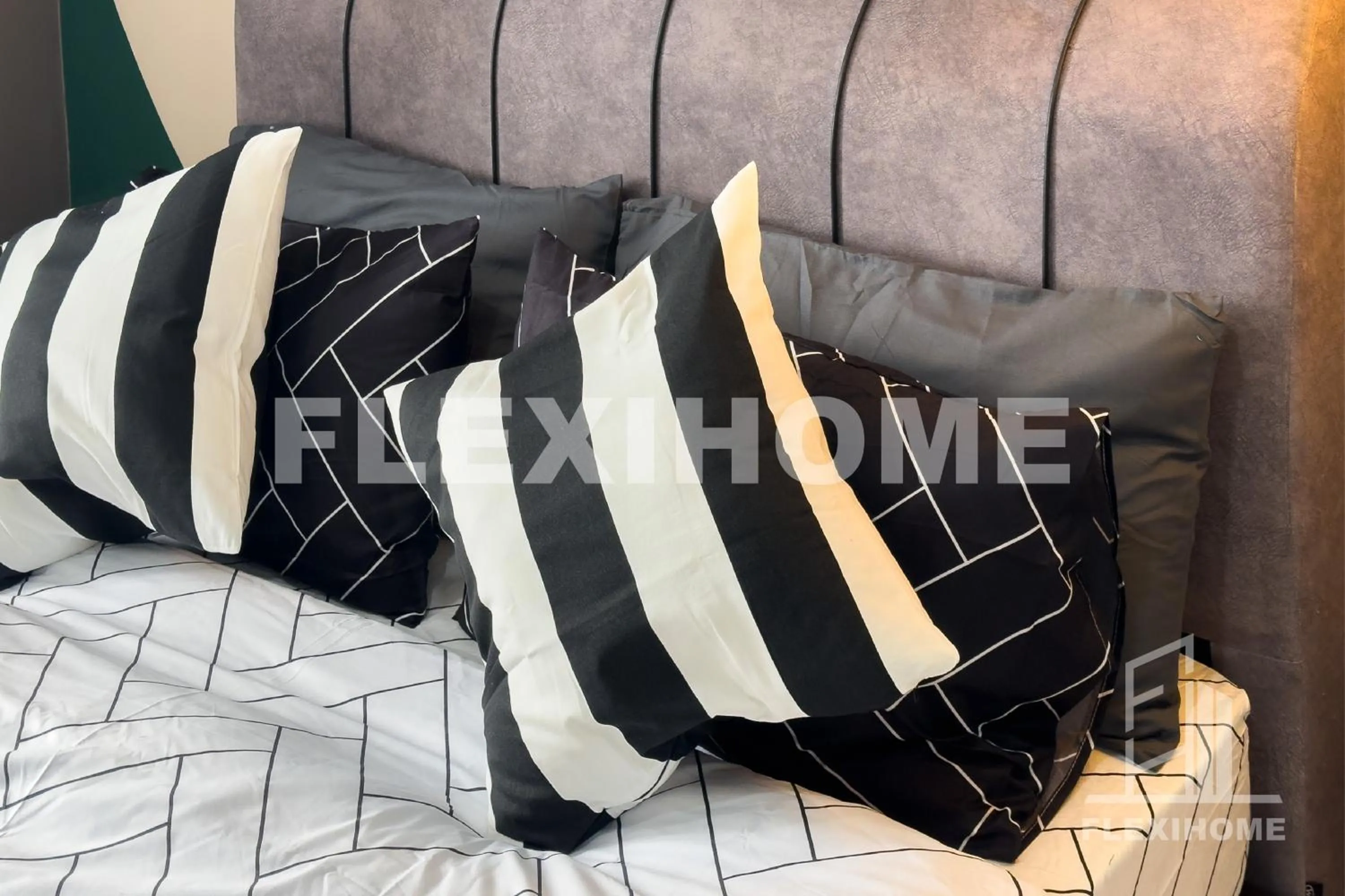 Bed in KLIA, KLIA2, Horizon Suites Sepang, Designed Studio, by Flexihome-MY