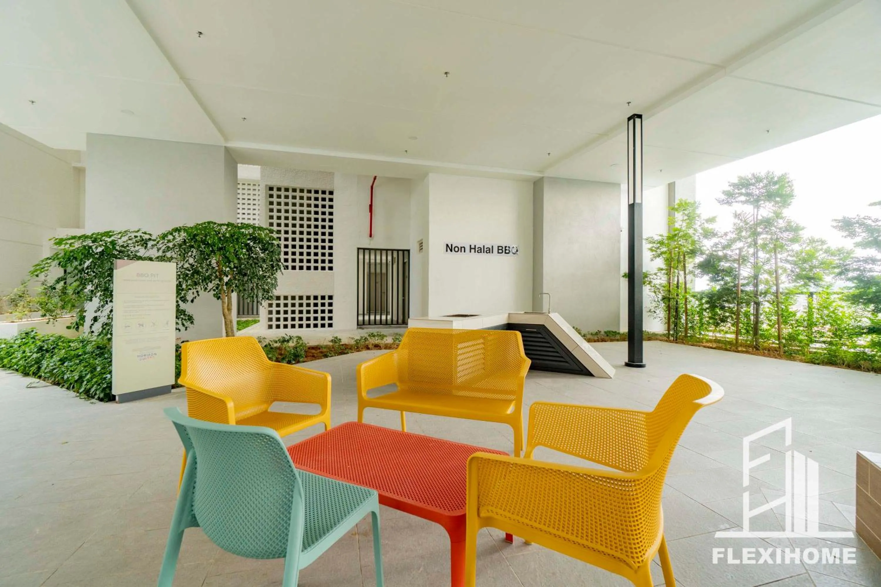 Seating area in KLIA, KLIA2, Horizon Suites Sepang, Designed Studio, by Flexihome-MY