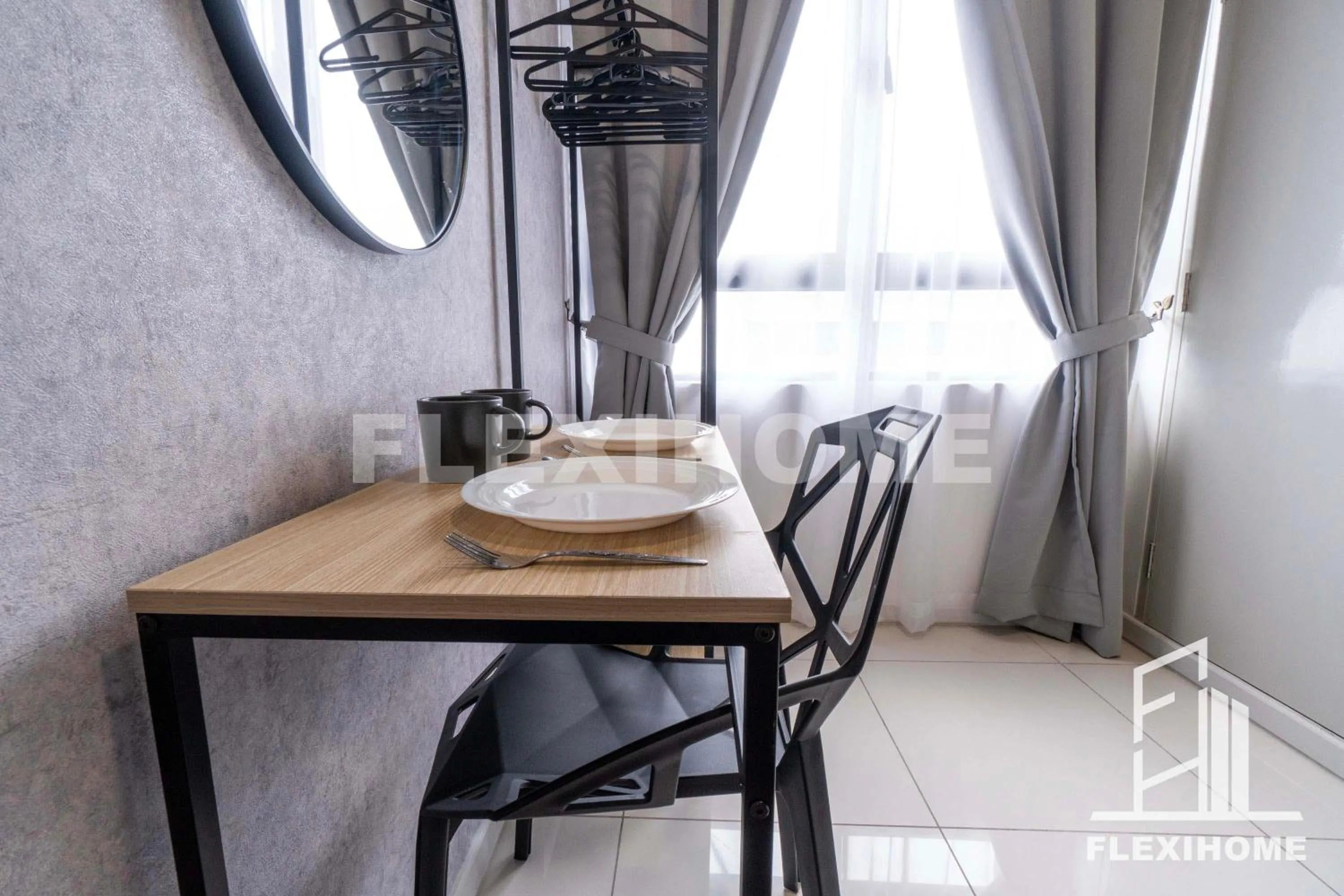 Seating area in KLIA, KLIA2, Horizon Suites Sepang, Designed Studio, by Flexihome-MY