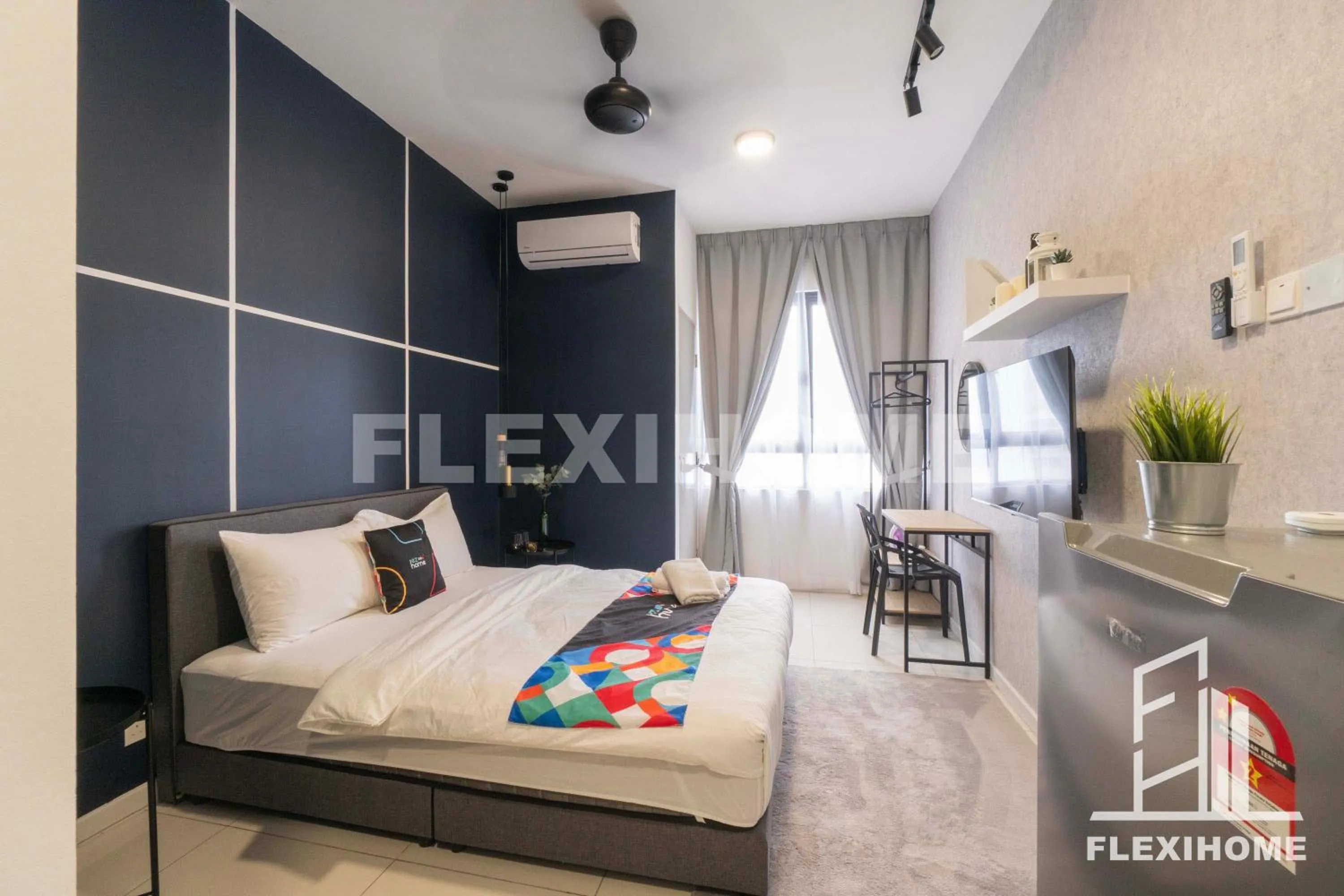 Bed in KLIA, KLIA2, Horizon Suites Sepang, Designed Studio, by Flexihome-MY