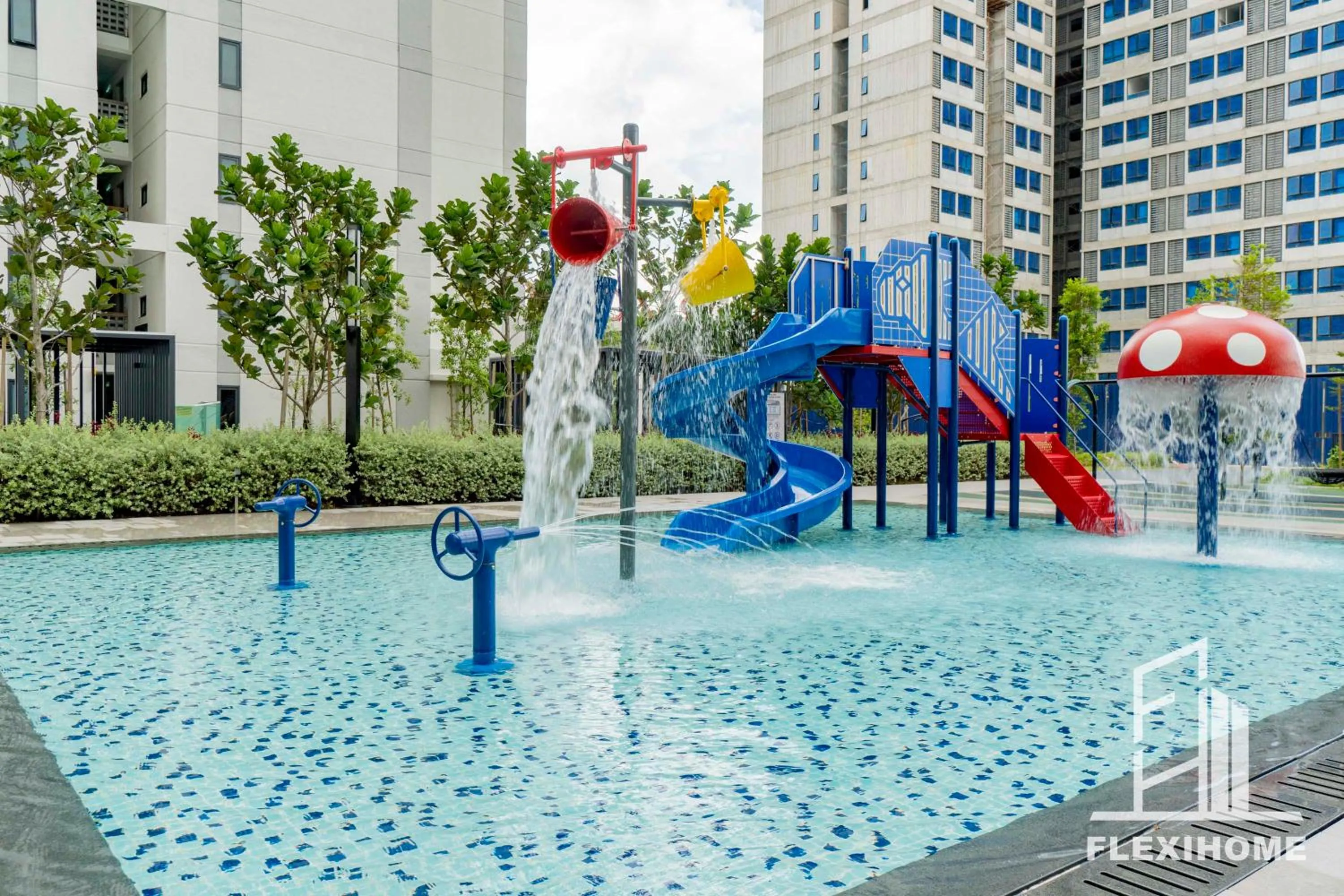 Swimming pool in KLIA, KLIA2, Horizon Suites Sepang, Designed Studio, by Flexihome-MY