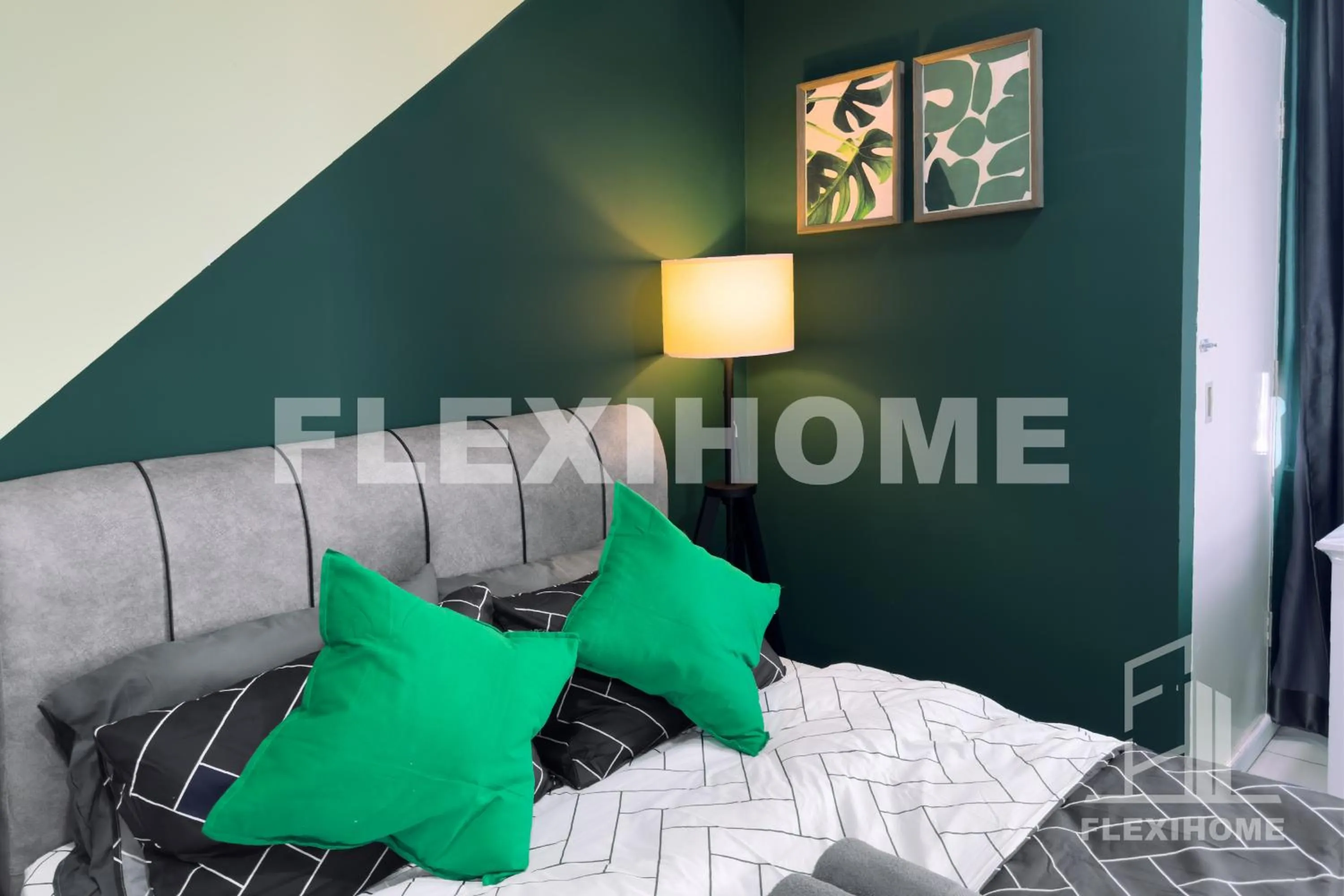 Bed in KLIA, KLIA2, Horizon Suites Sepang, Designed Studio, by Flexihome-MY