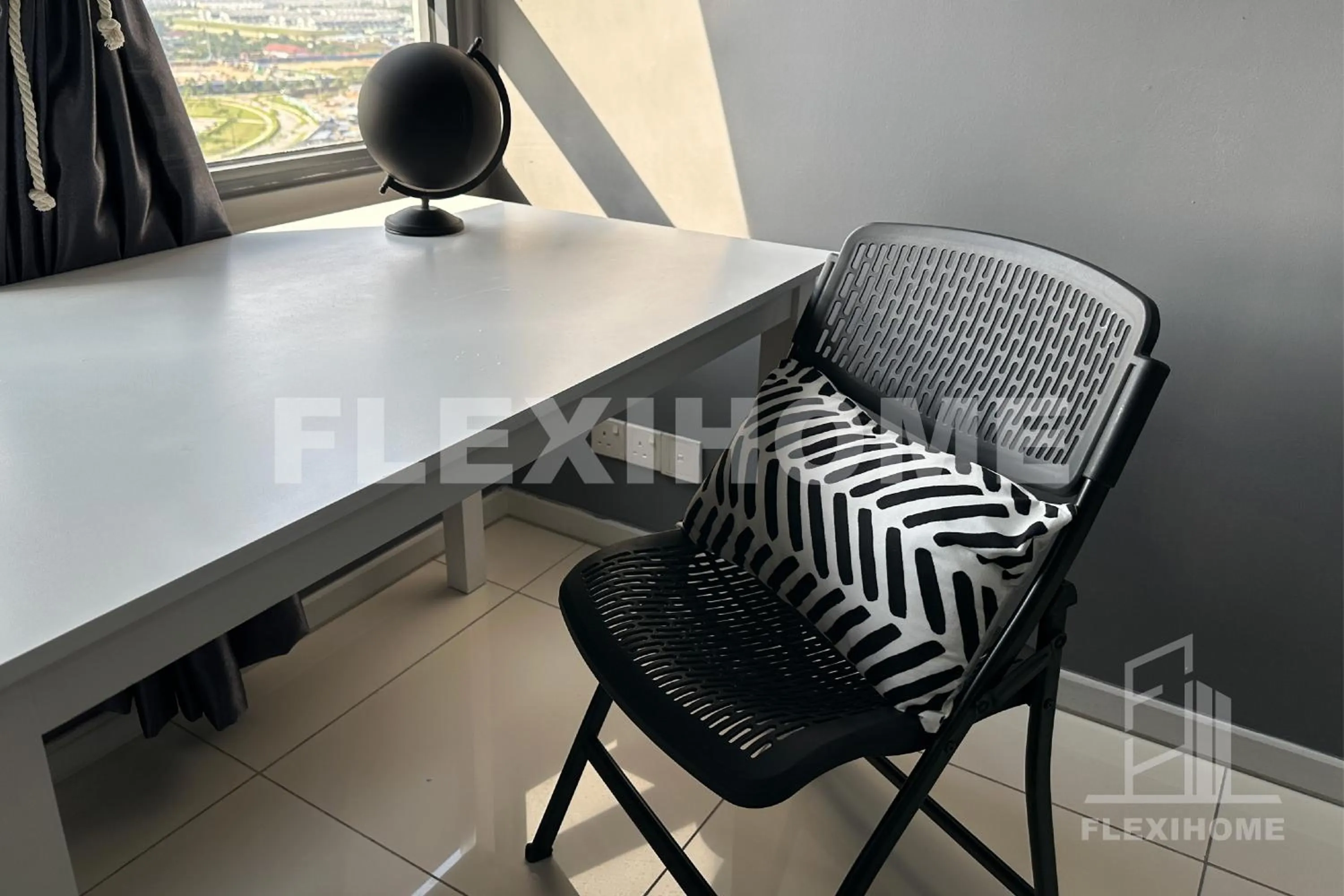 Seating area in KLIA, KLIA2, Horizon Suites Sepang, Designed Studio, by Flexihome-MY