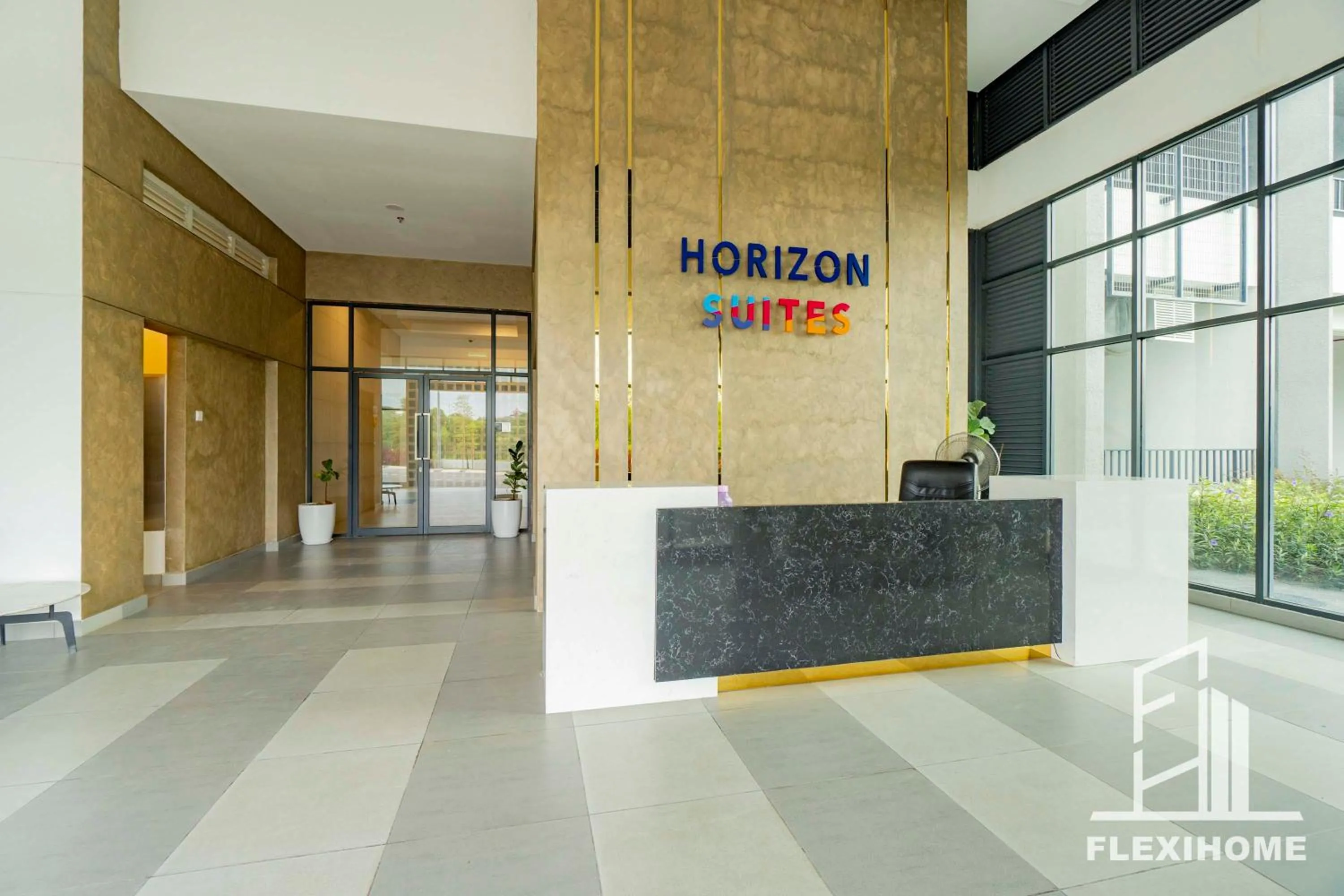 Facade/entrance in KLIA, KLIA2, Horizon Suites Sepang, Designed Studio, by Flexihome-MY
