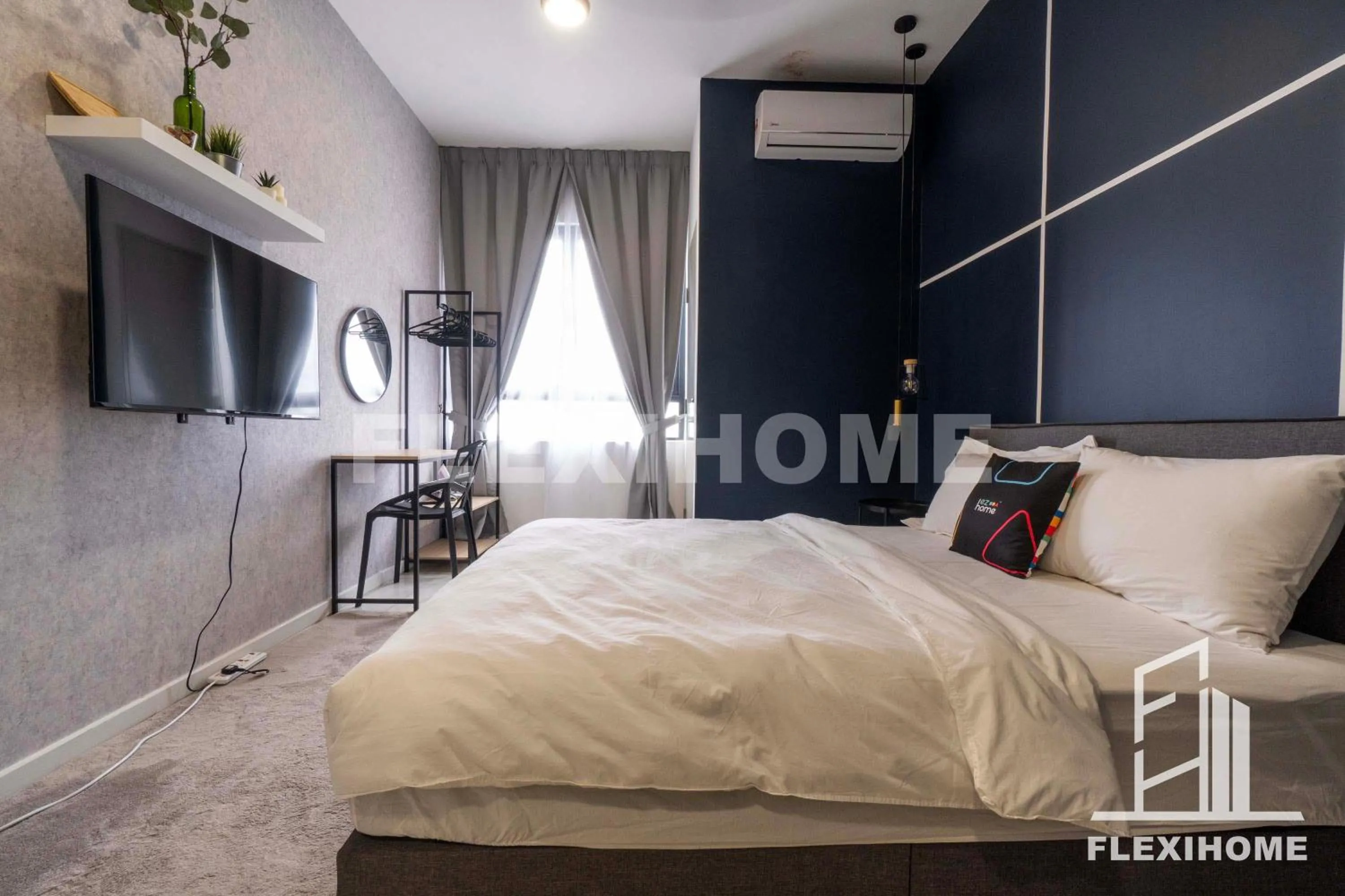 Bed in KLIA, KLIA2, Horizon Suites Sepang, Designed Studio, by Flexihome-MY