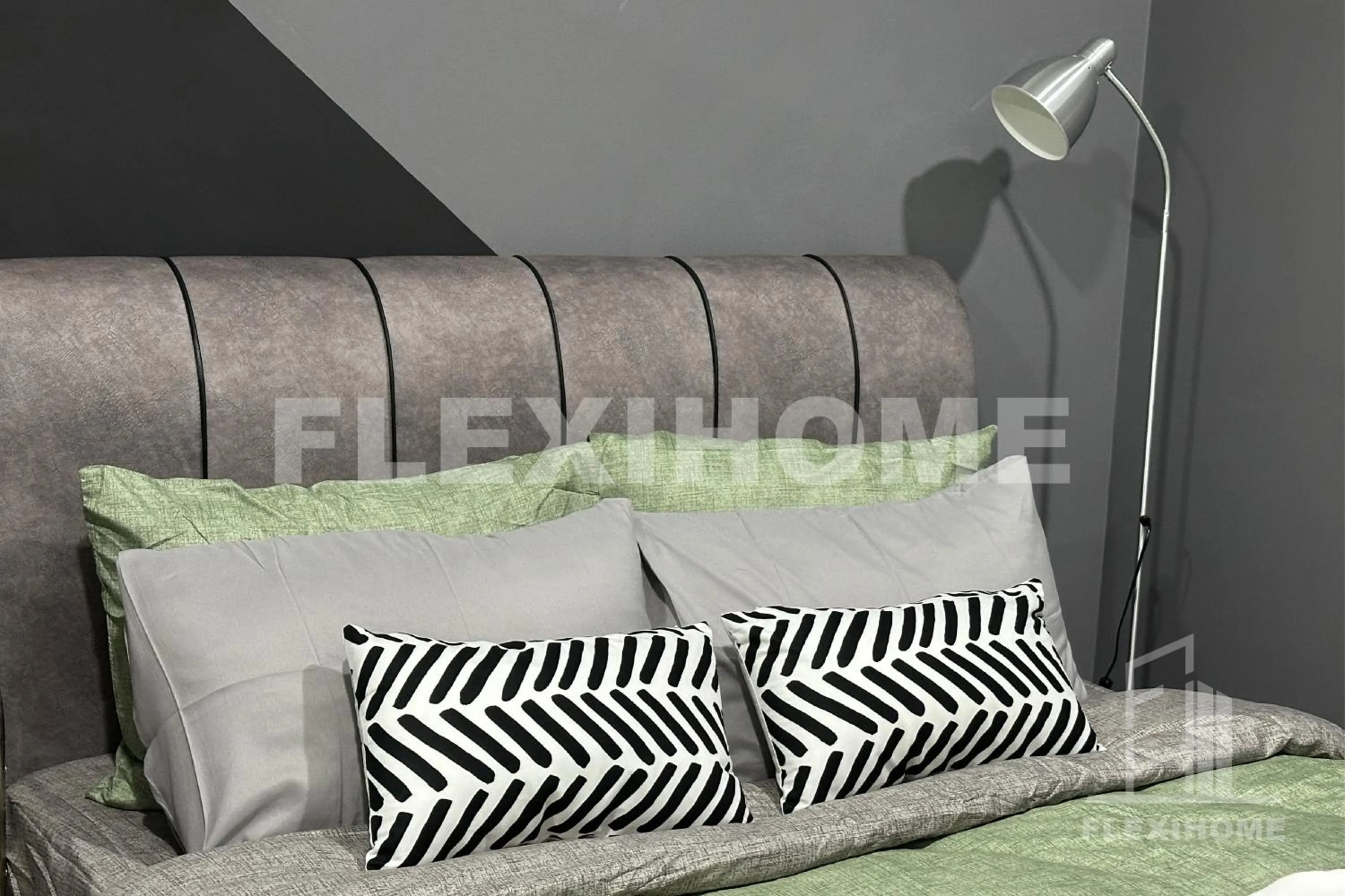 Bed in KLIA, KLIA2, Horizon Suites Sepang, Designed Studio, by Flexihome-MY