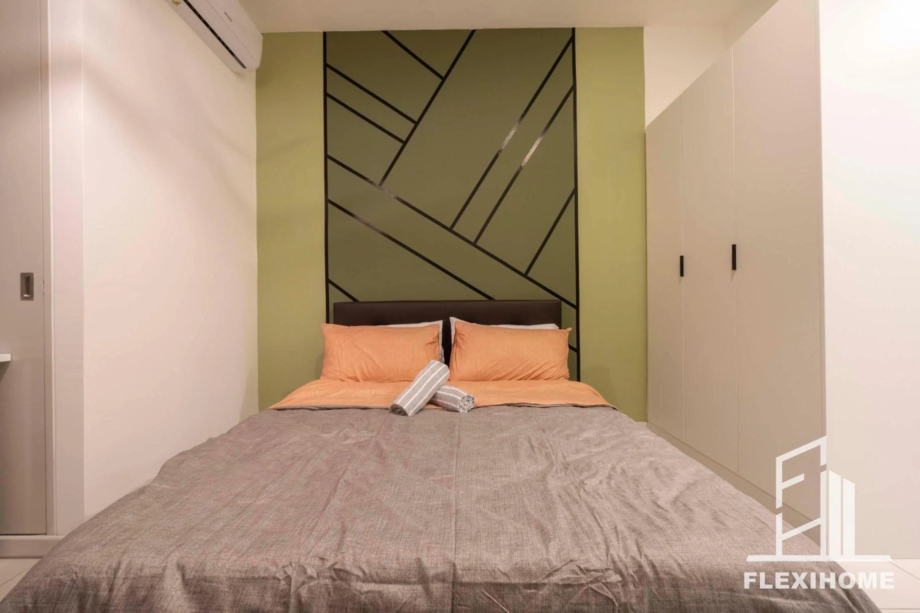 Bed in KLIA, KLIA2, Horizon Suites Sepang, Designed Studio, by Flexihome-MY
