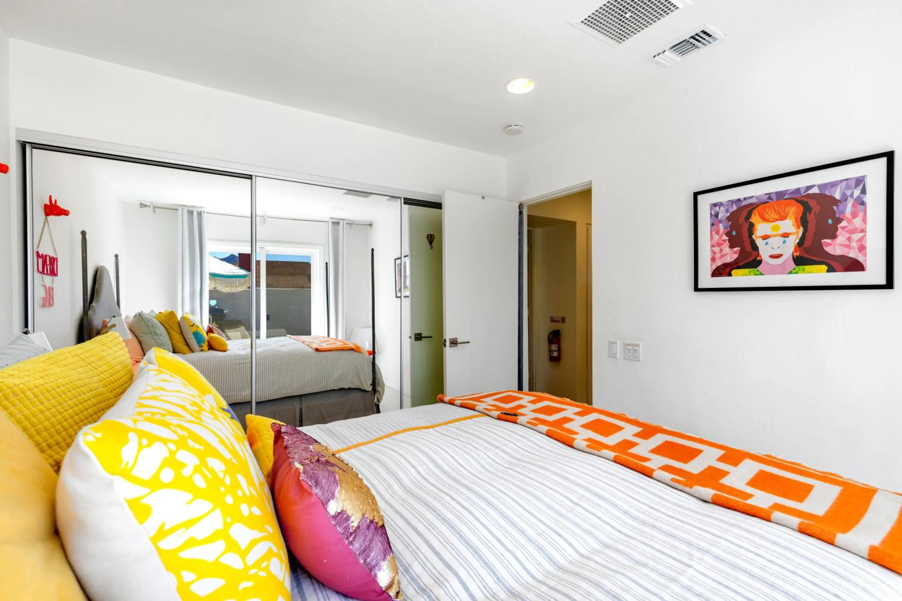 Bed in Amarillo House - Luxury Home with Pool & Spa