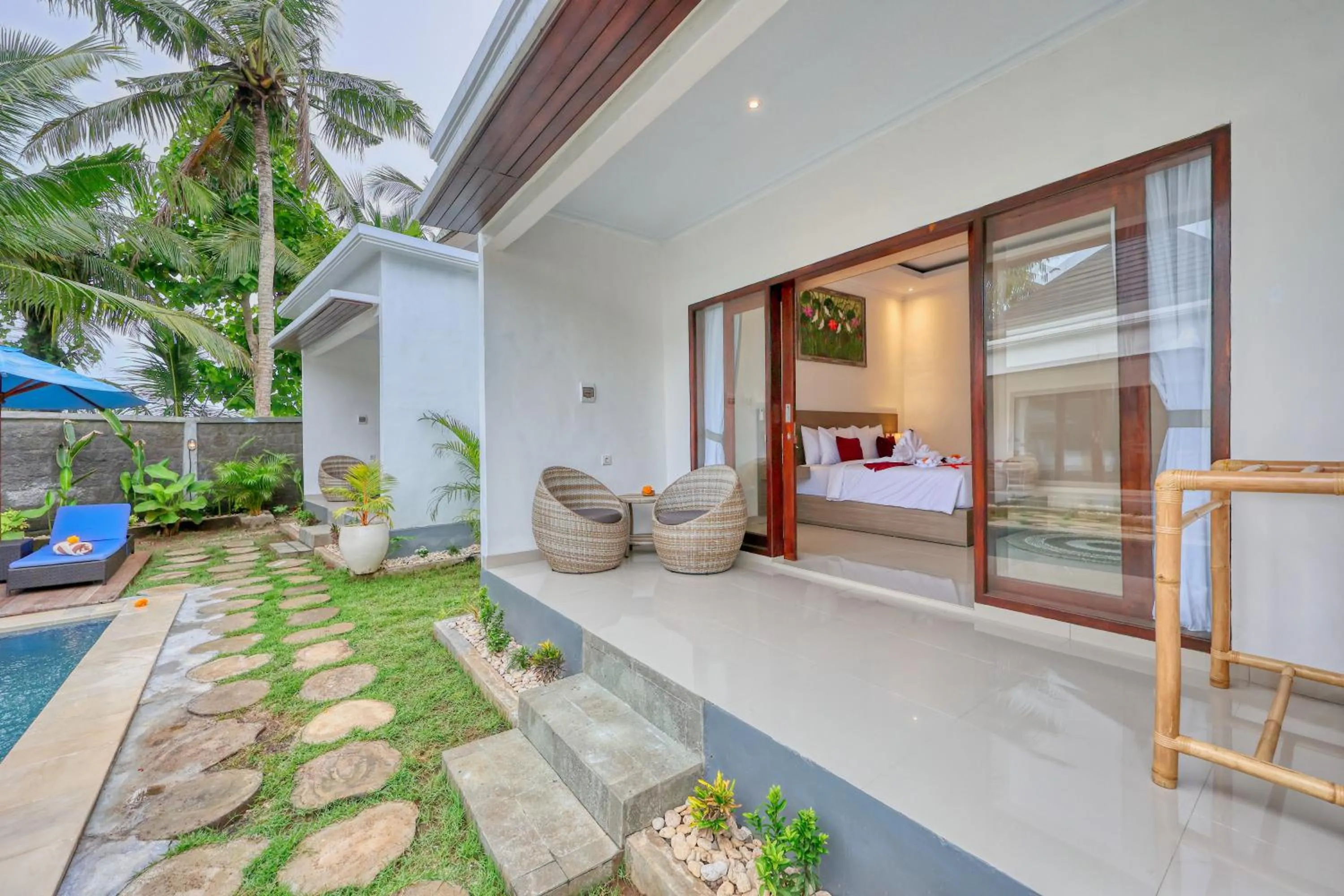 Balcony/Terrace in Kelingking Tatakan Villa