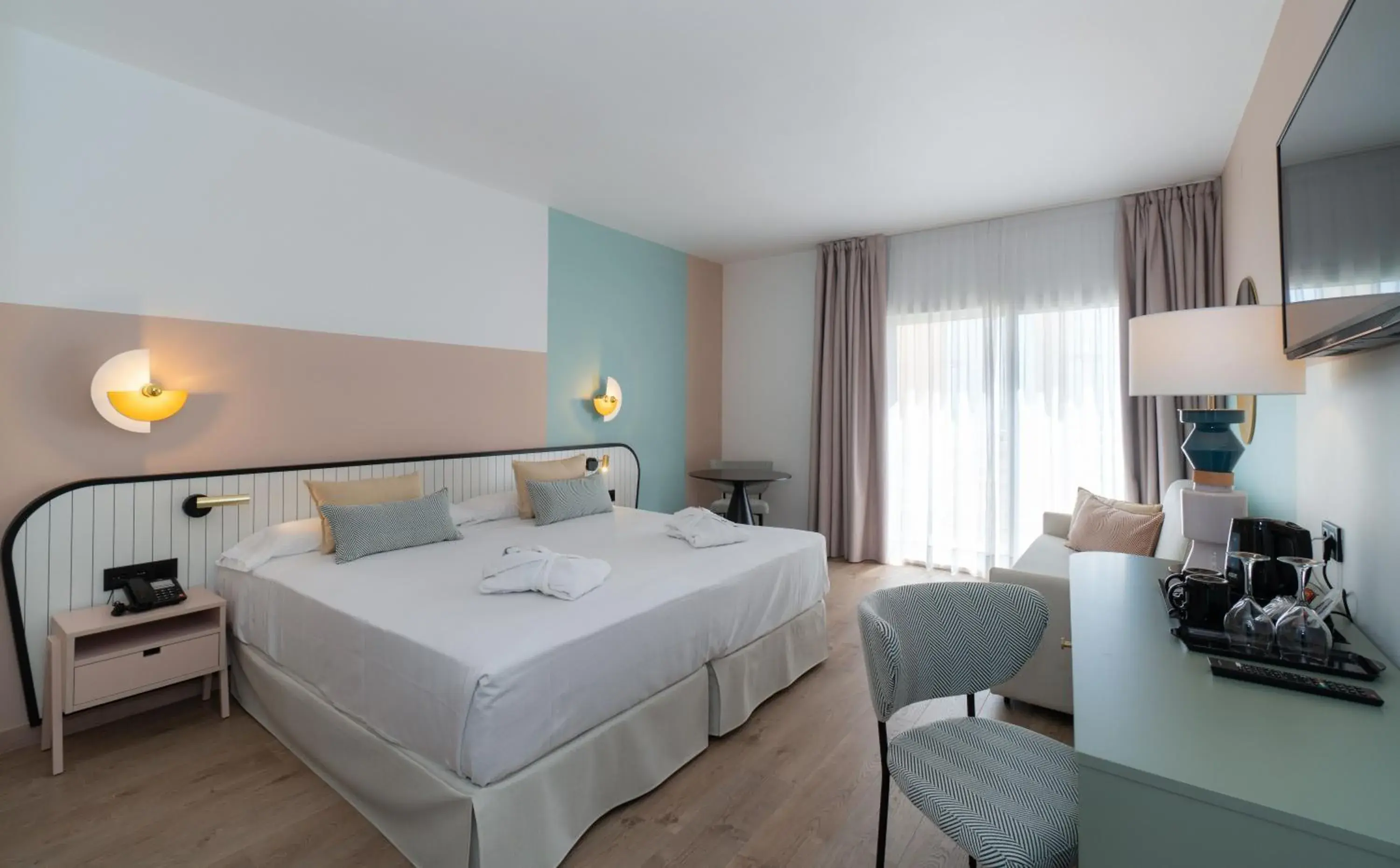 Bed in Medplaya Hotel Pez Espada Bed in Medplaya Hotel Pez Espada