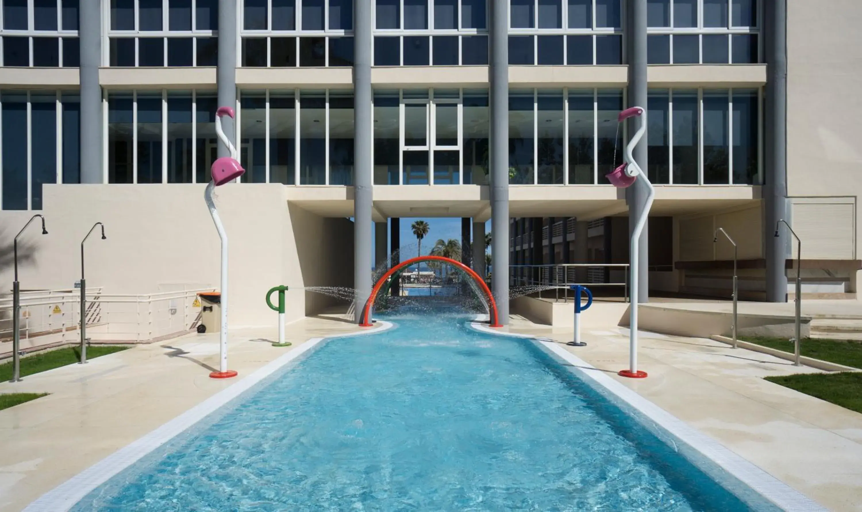 Pool view in Medplaya Hotel Pez Espada Pool view in Medplaya Hotel Pez Espada
