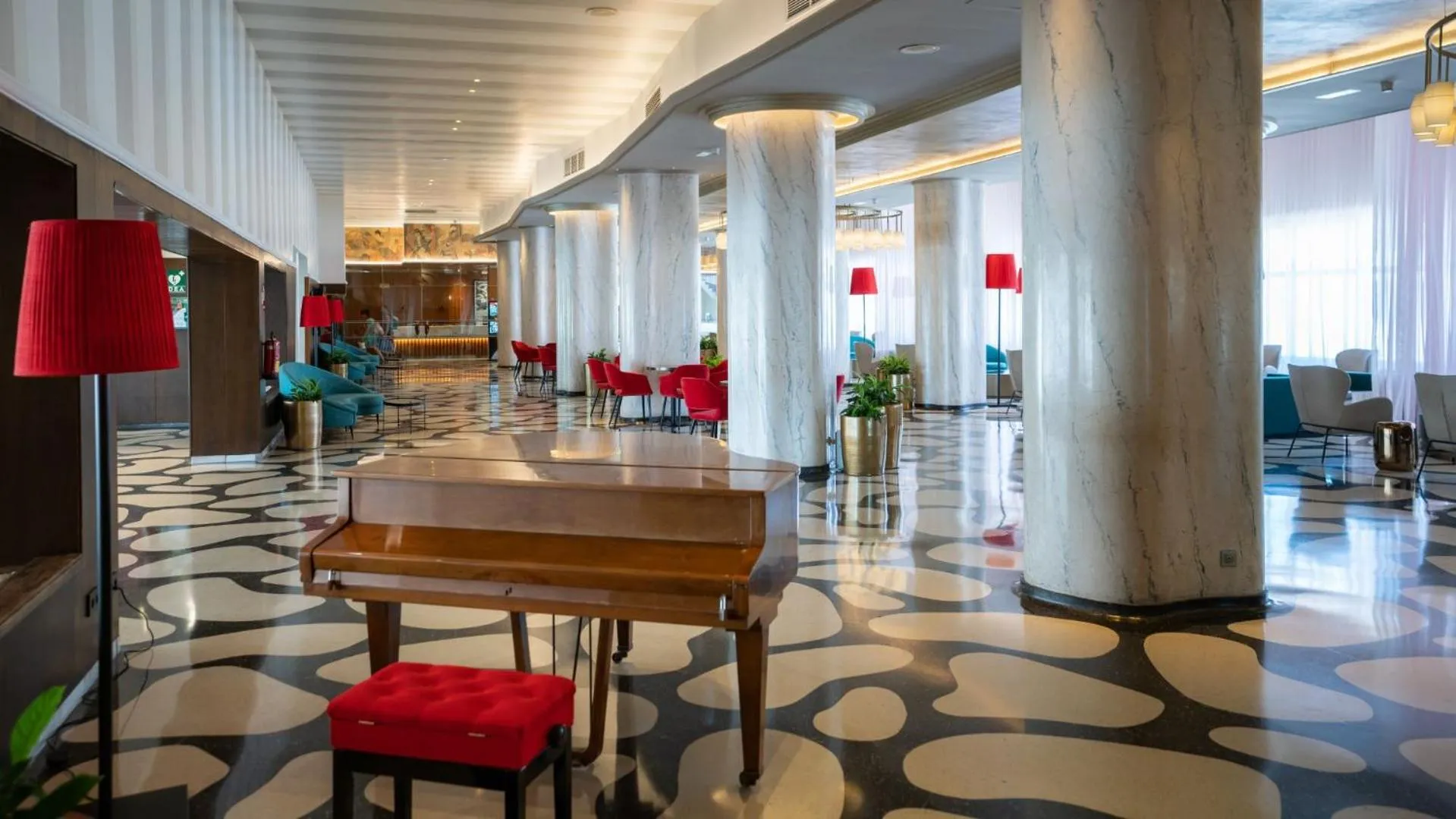 Lobby or reception in Medplaya Hotel Pez Espada