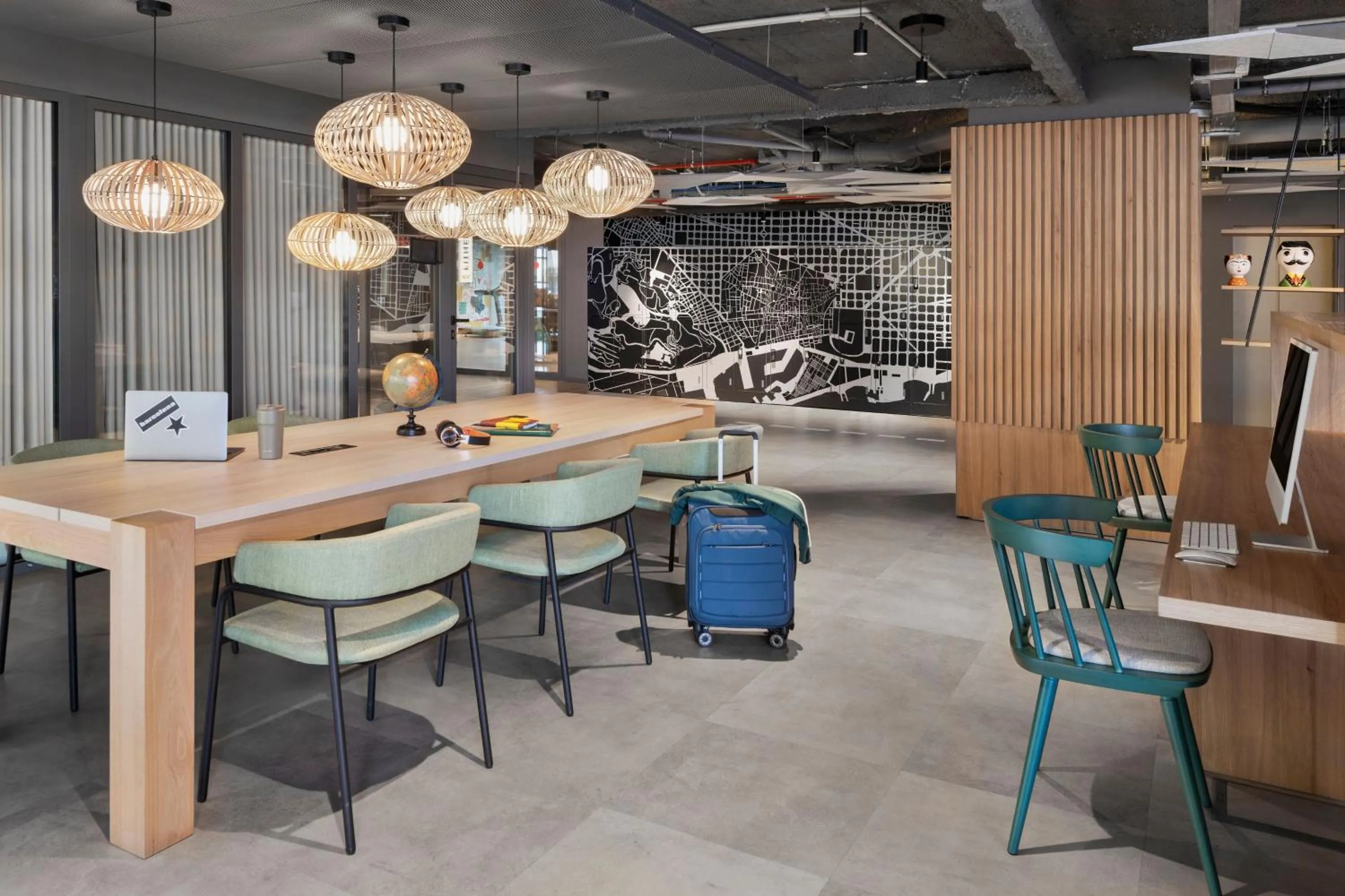 Meeting/conference room in Moxy Barcelona