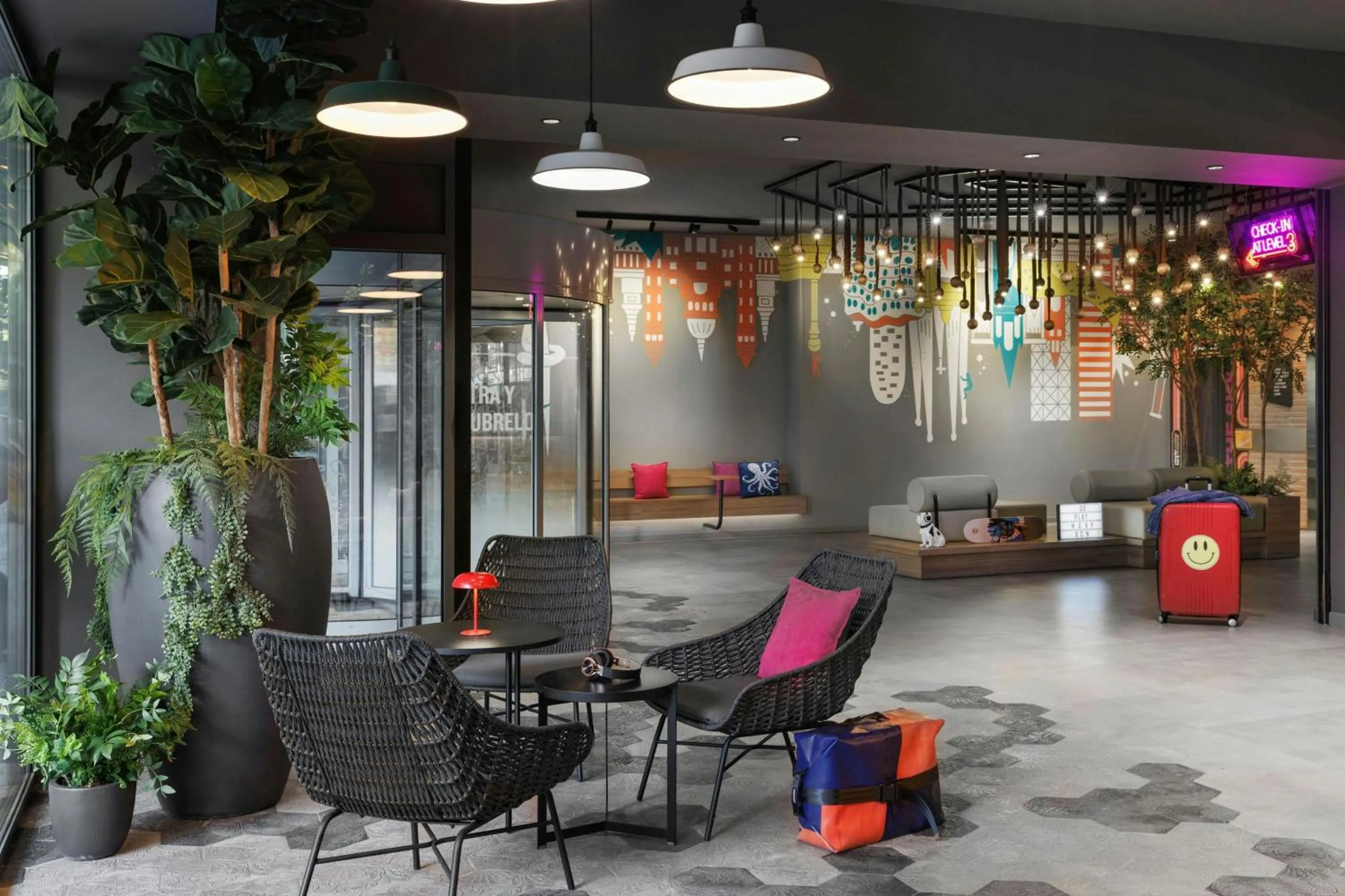 View (from property/room) in Moxy Barcelona