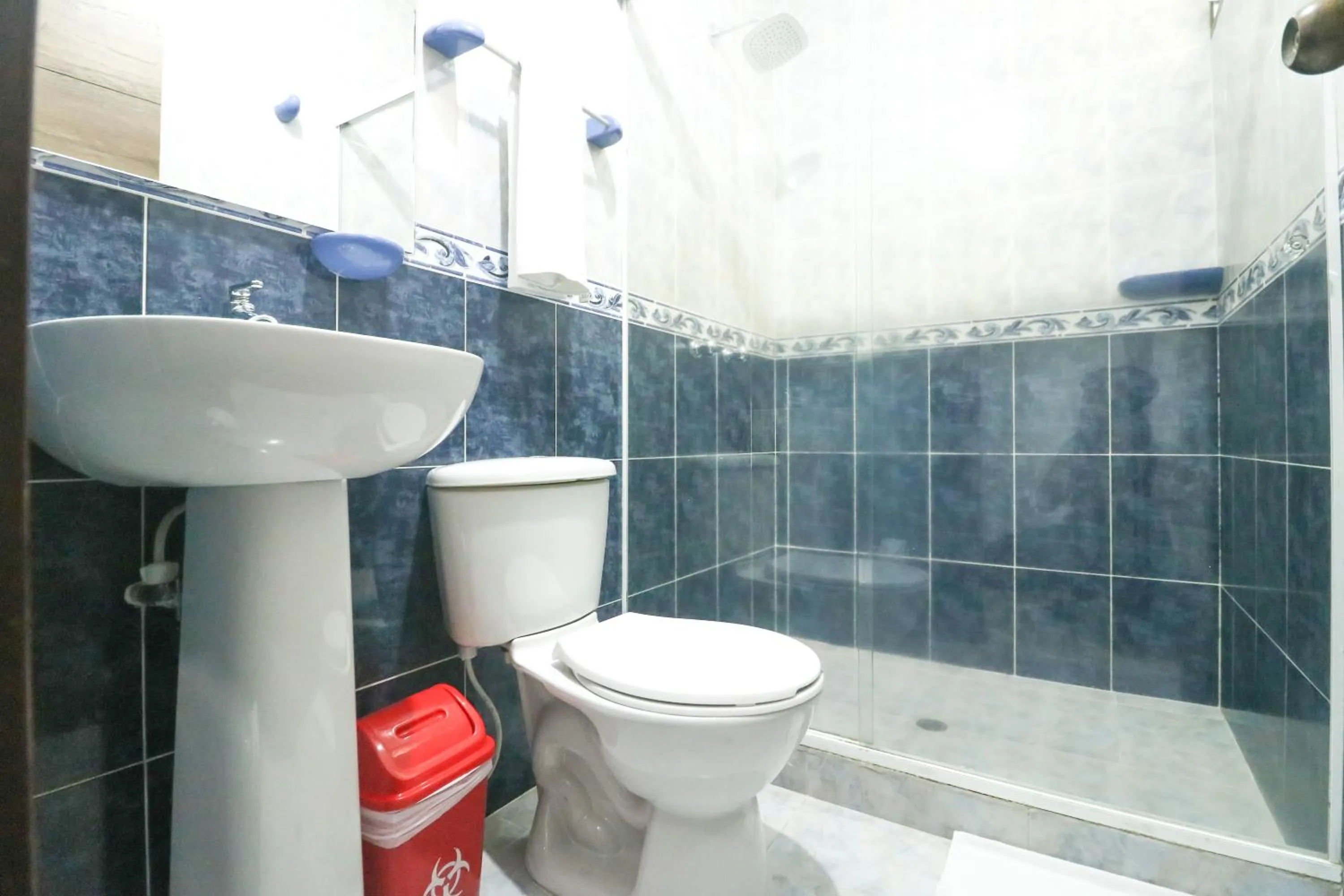 Shower in Hotel Boutique Estadio