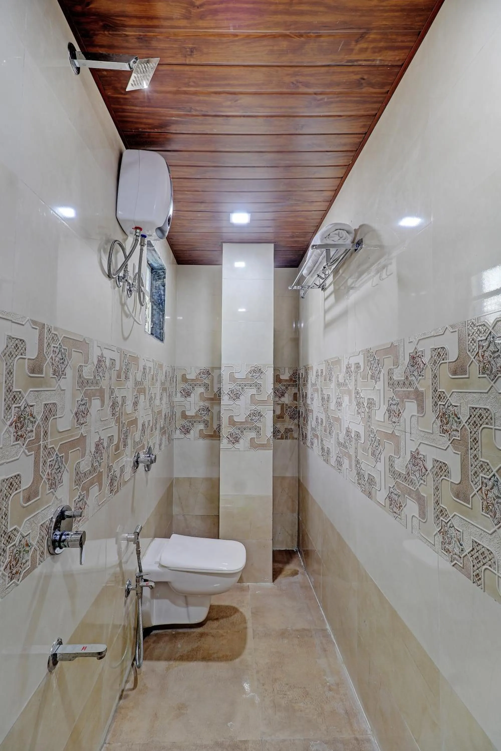 Shower in Sun Inn Residency Rabale