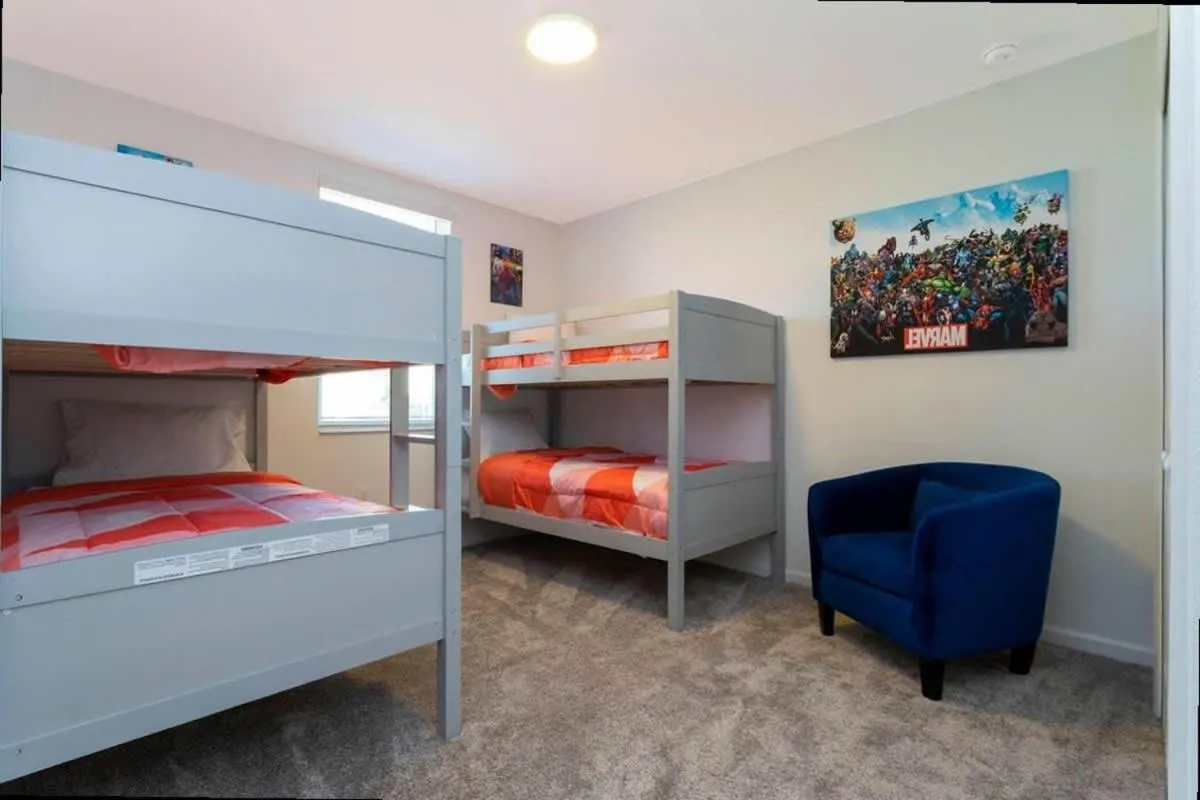 Bed in Family Friendly 2 Bd Close to Disney @Champions Gate 8899