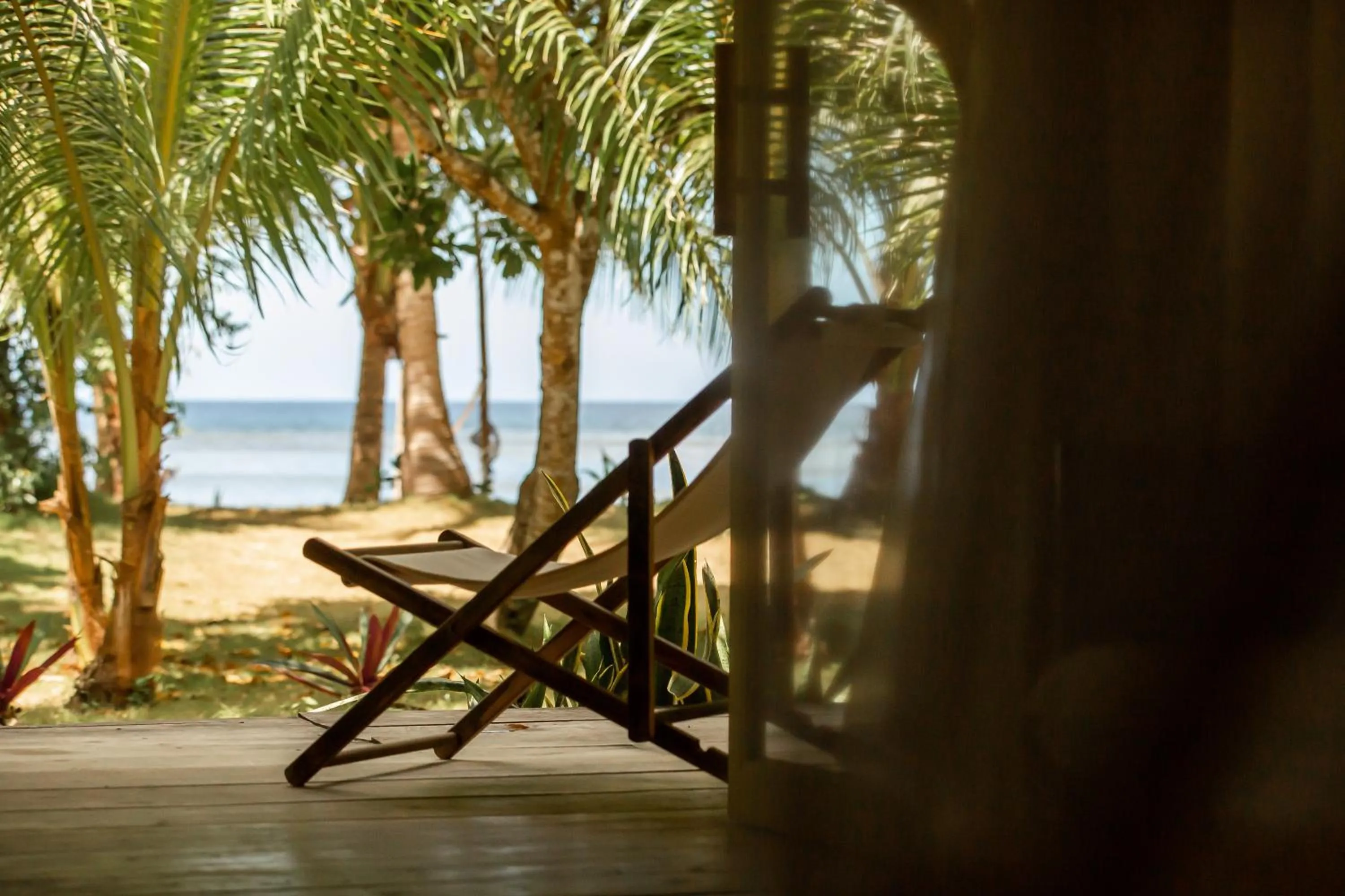 Sea view in The Beach House Ocam Ocam