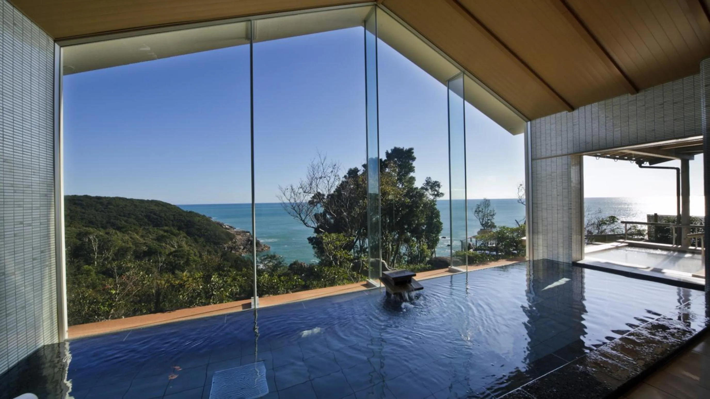 Hot Spring Bath in Kyukamura Nanki-Katsuura