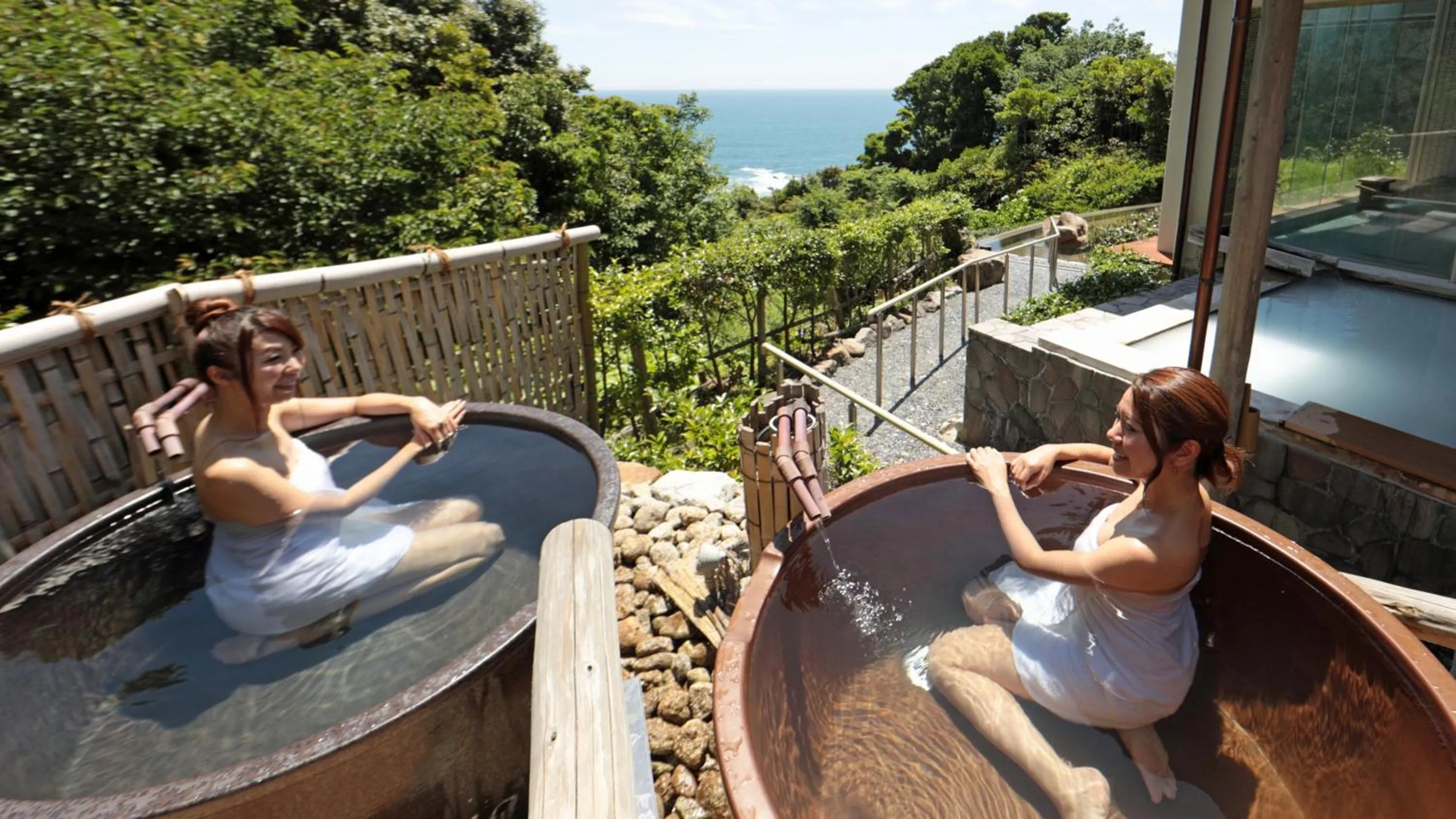 Open Air Bath in Kyukamura Nanki-Katsuura