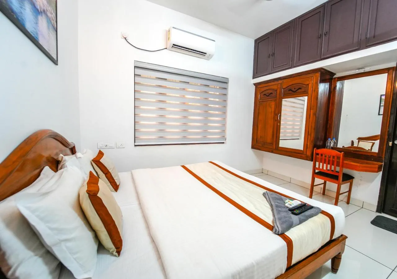 Photo of the whole room, Bed in Pop Tavern Kovalam Beach Villa by VOYE HOMES