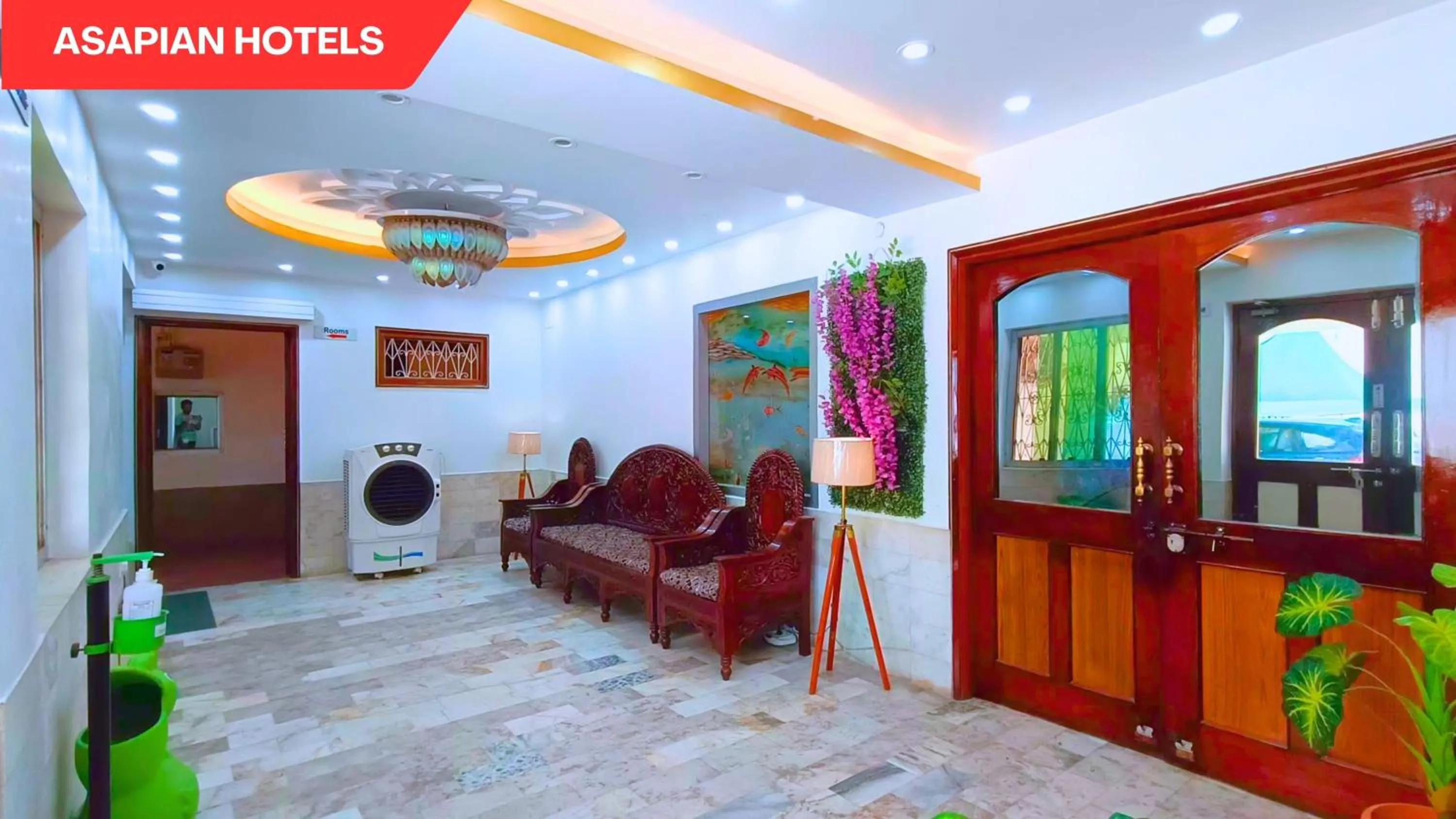 Patio in Hotel Vijay Deluxe