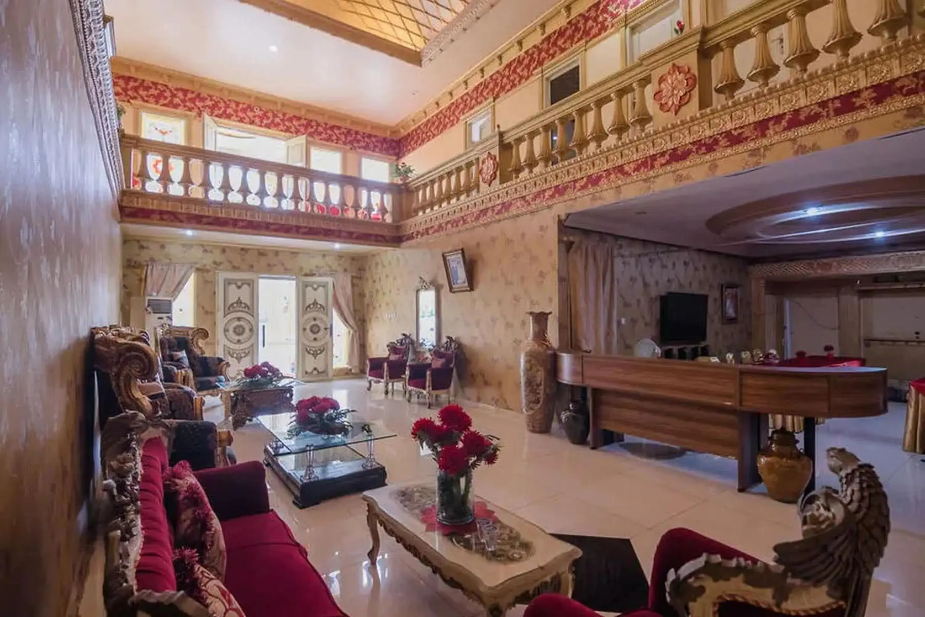 Living room in RedDoorz Syariah at Jalan Ahmad Yani Jambi Living room in RedDoorz Syariah at Jalan Ahmad Yani Jambi