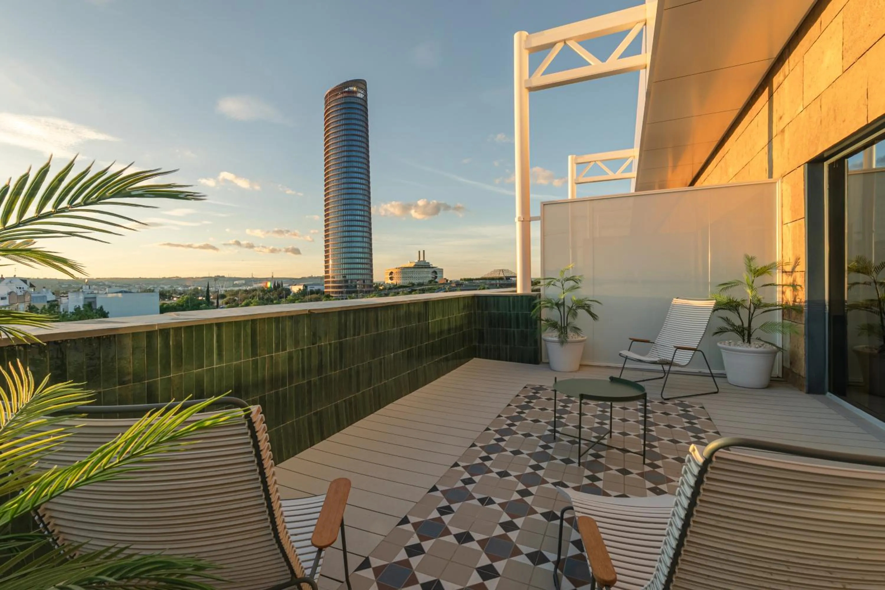 Balcony/Terrace in Ribera de Triana Hotel