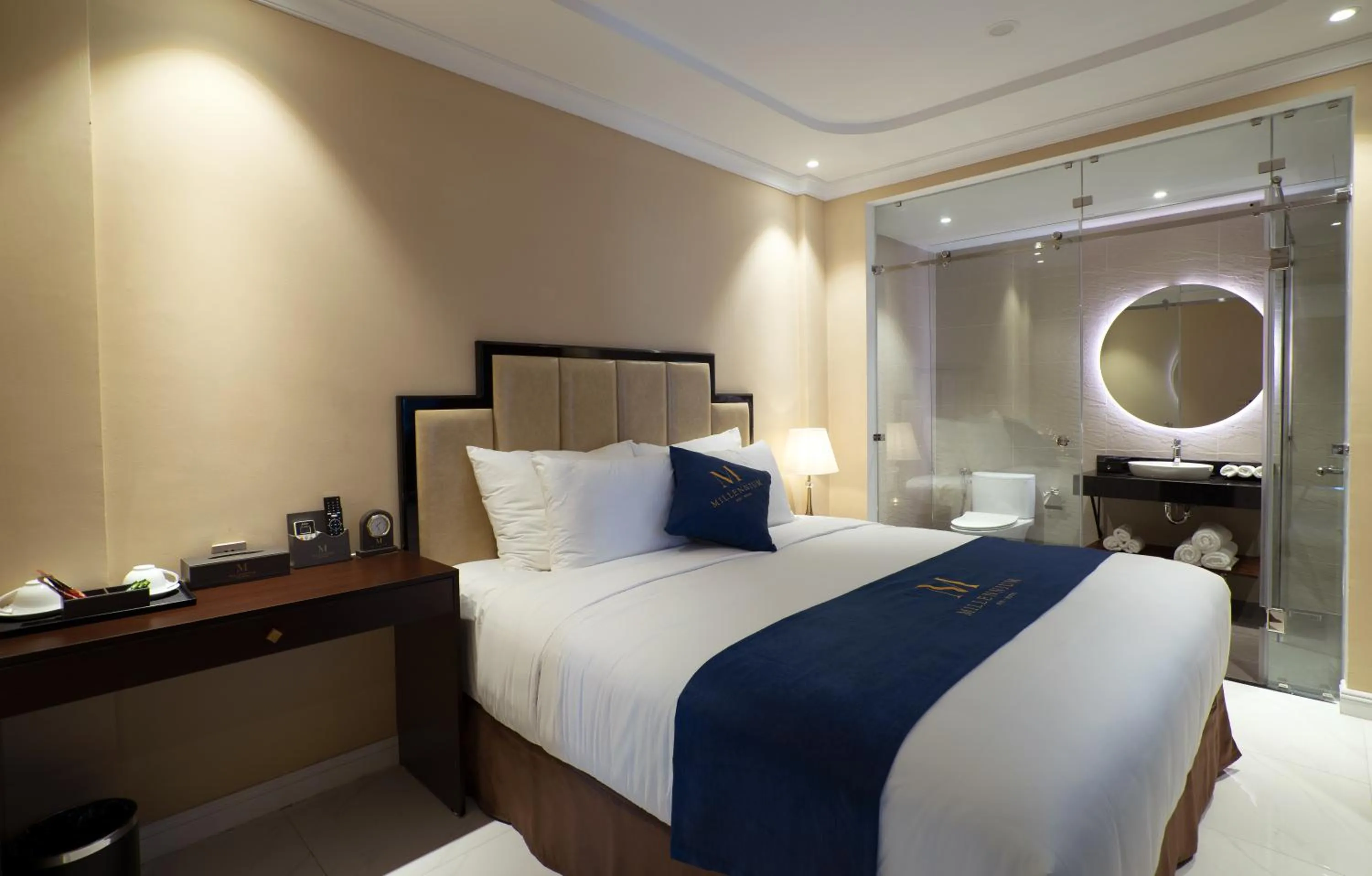 Bedroom, Bed in Millennium Hue Hotel