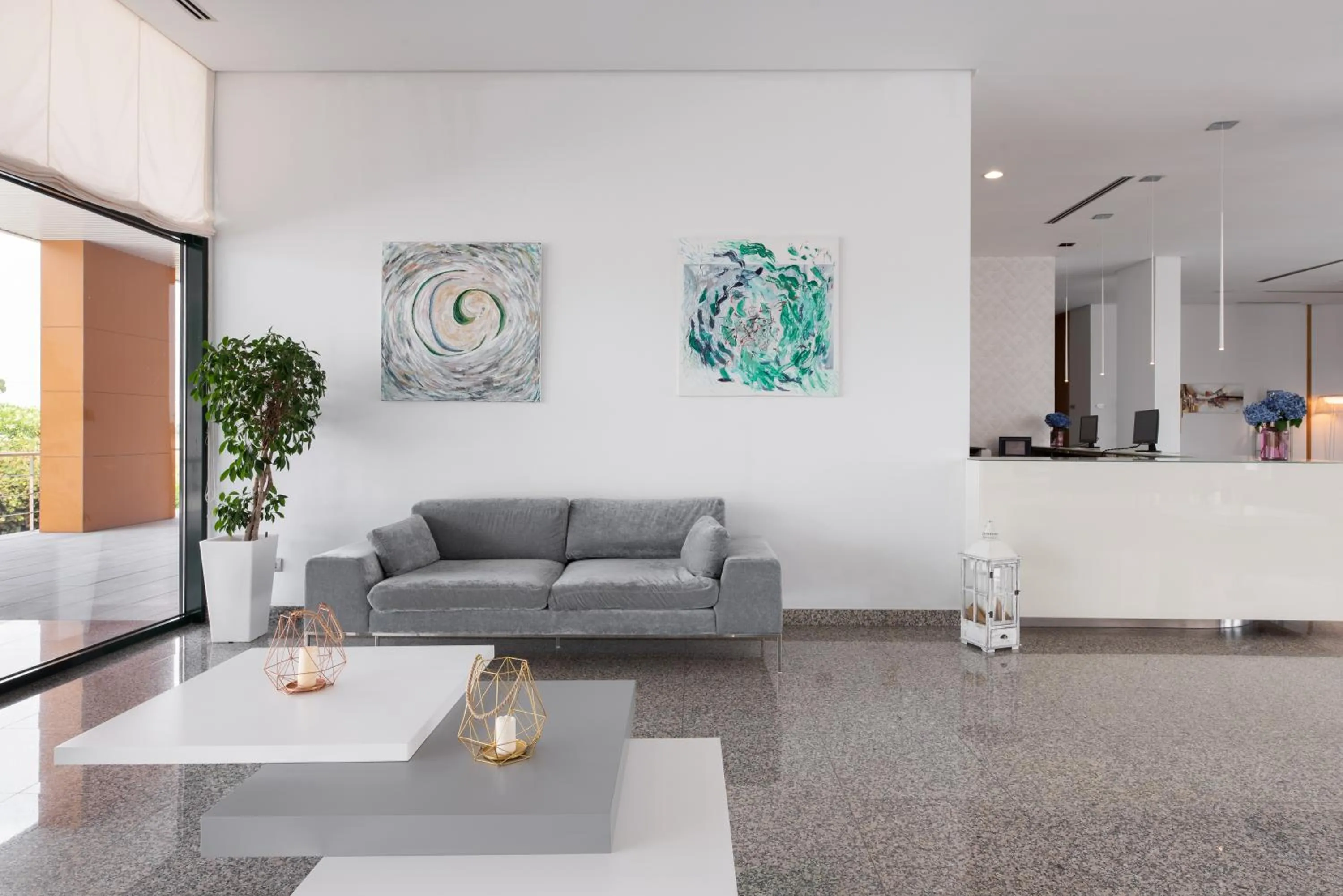 Lobby or reception in Exe Vía Argentum