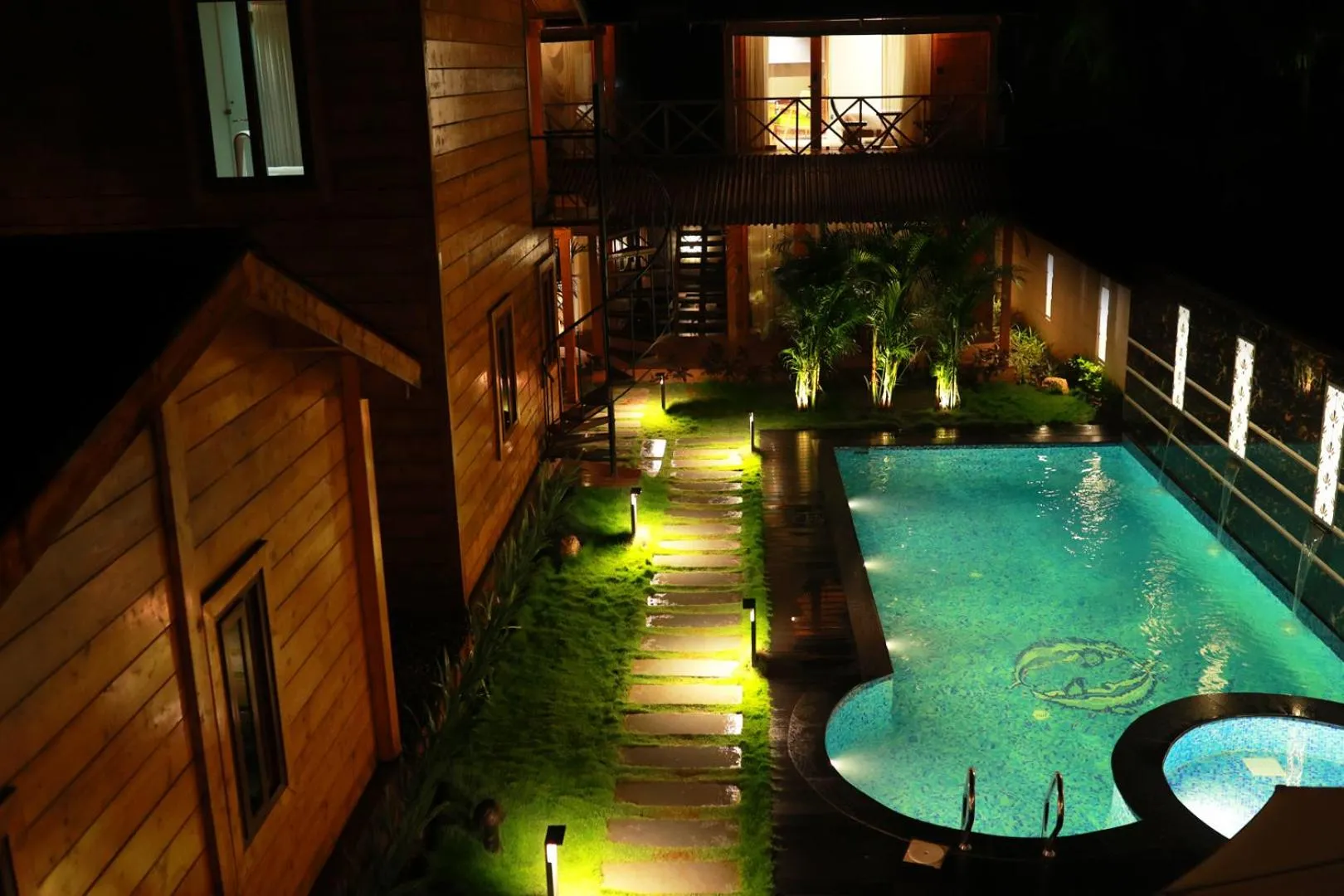 Swimming pool in Wooden ECR Sea Resort