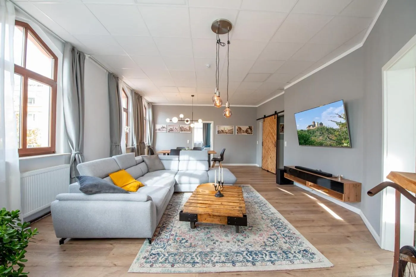 Communal lounge/ TV room in Apartment Kronprinz zentral mit Infrarot-Sauna