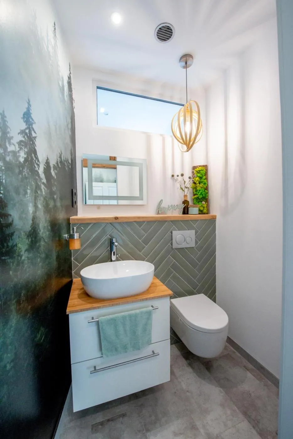 Toilet in Apartment Kronprinz zentral mit Infrarot-Sauna