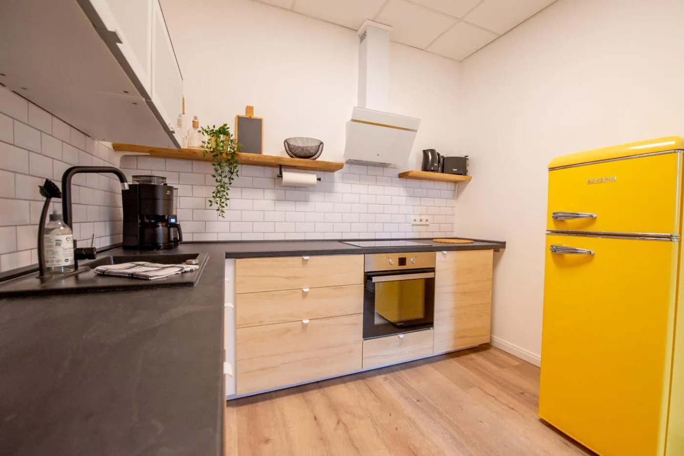 Coffee/tea facilities in Apartment Kronprinz zentral mit Infrarot-Sauna