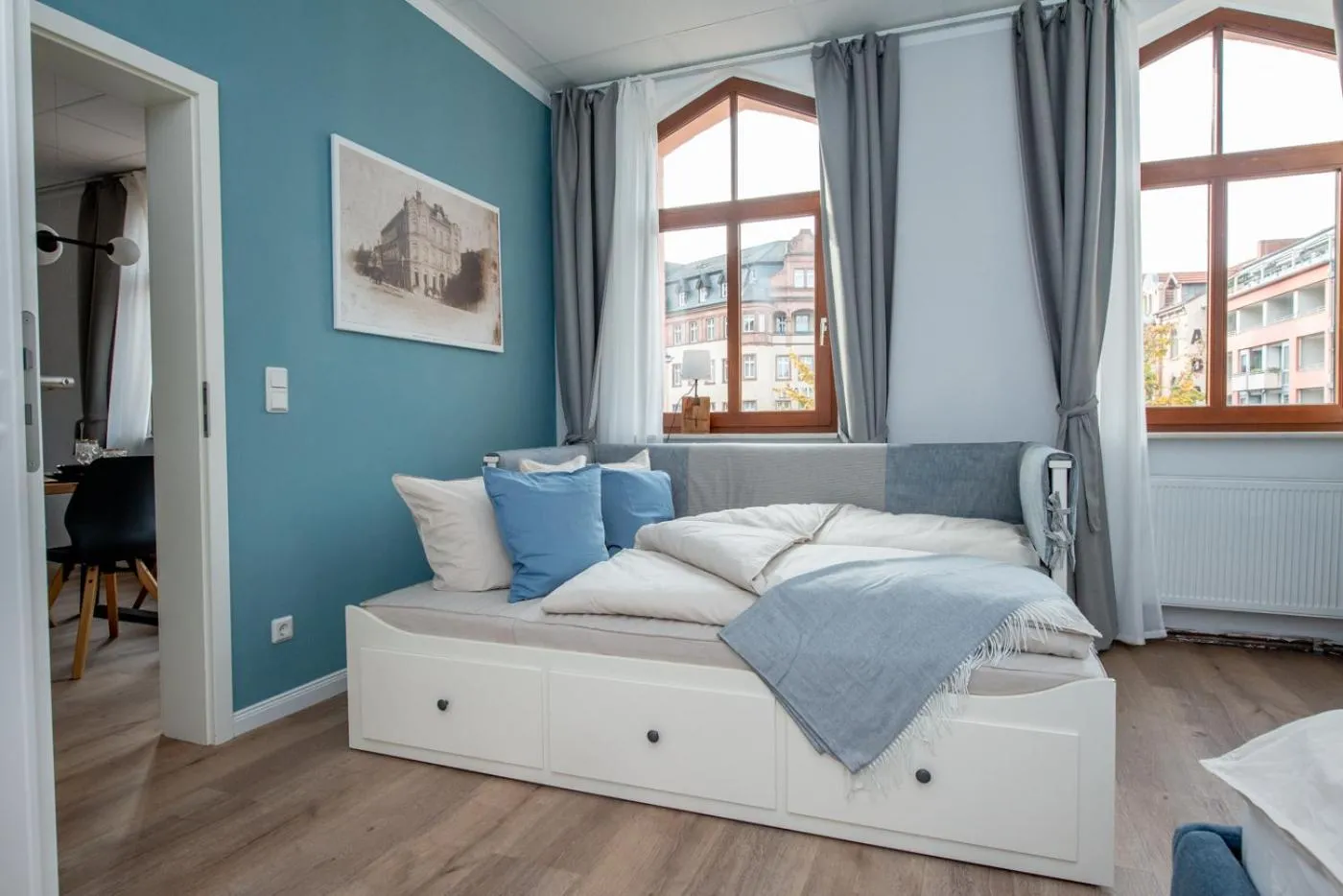 Bedroom, Bed in Apartment Kronprinz zentral mit Infrarot-Sauna
