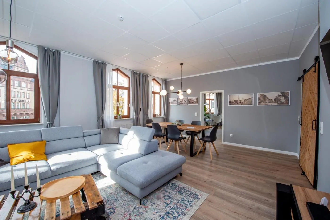 Living room in Apartment Kronprinz zentral mit Infrarot-Sauna