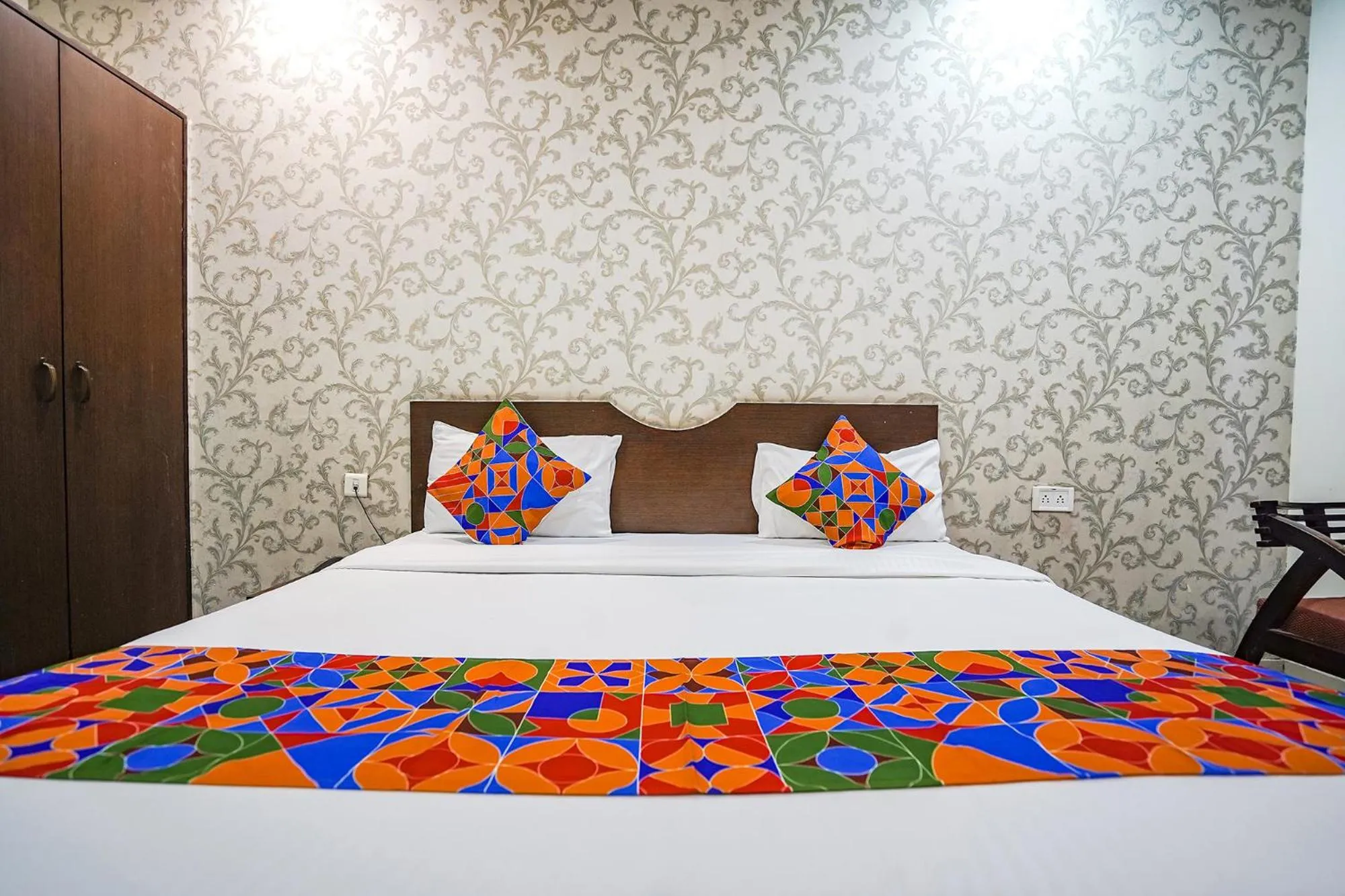 Bed in FabHotel Taj Heritage