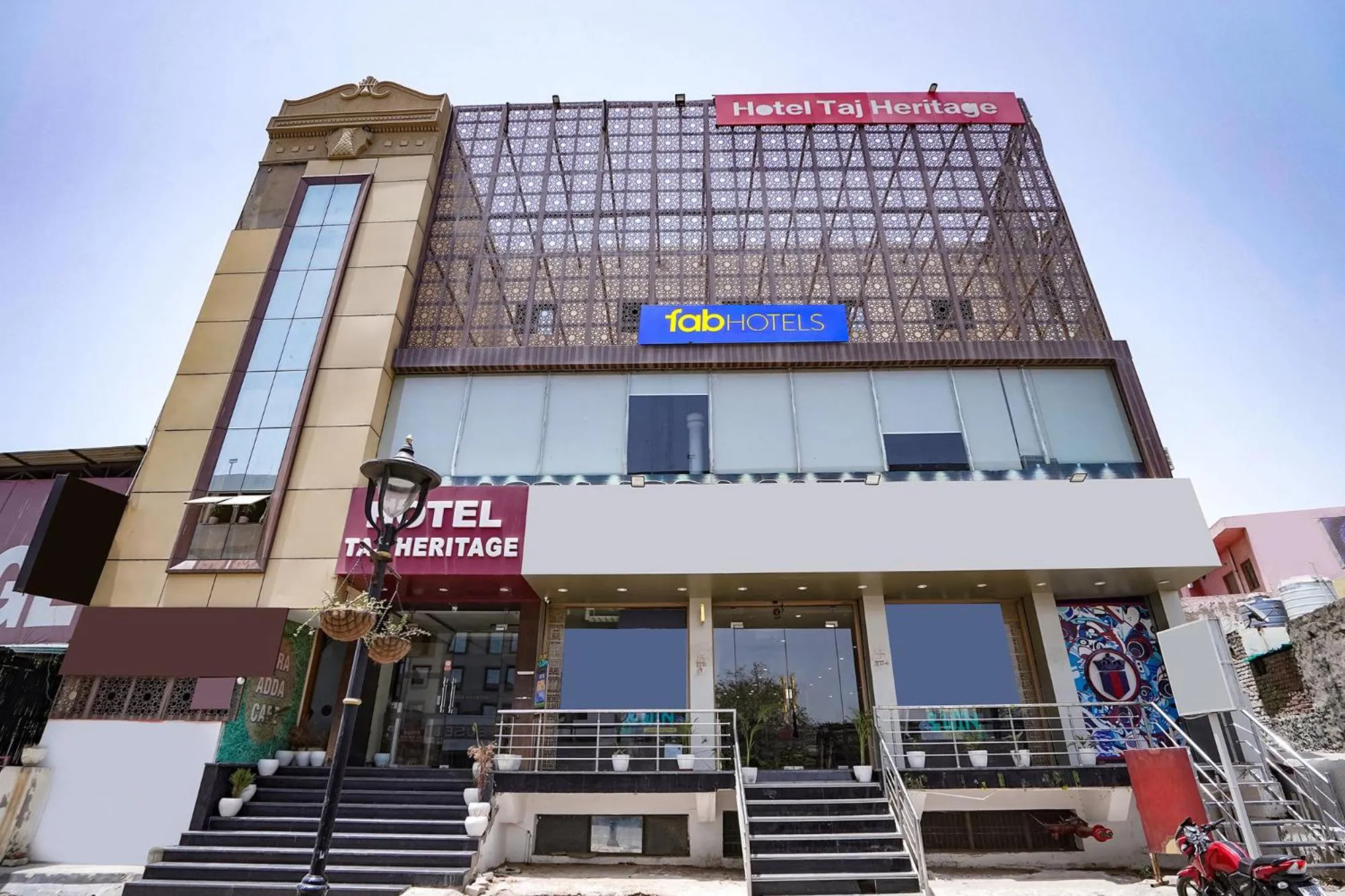 Property building in FabHotel Taj Heritage