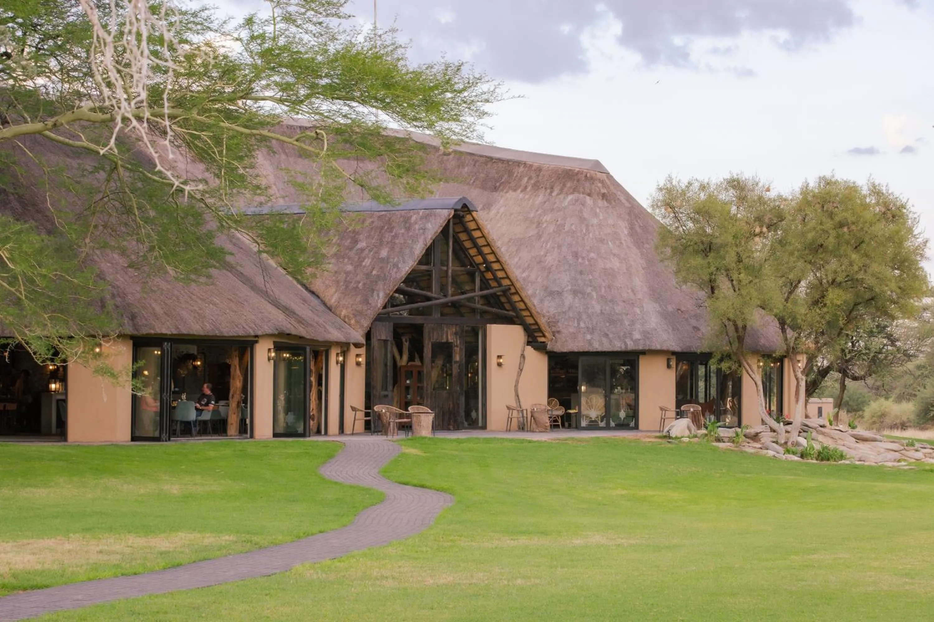 Property building in Okapuka Safari Lodge
