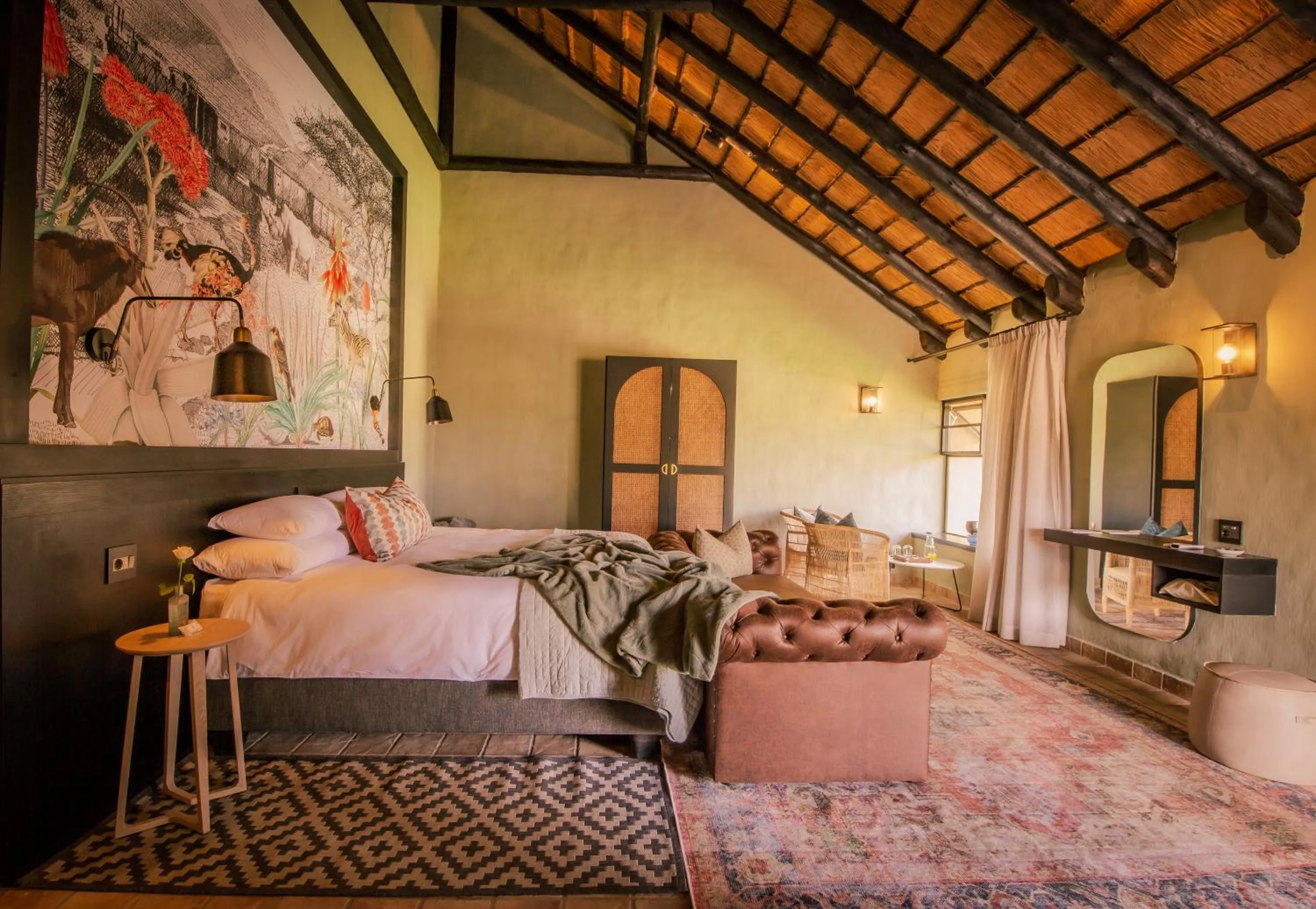 Photo of the whole room, Bed in Okapuka Safari Lodge