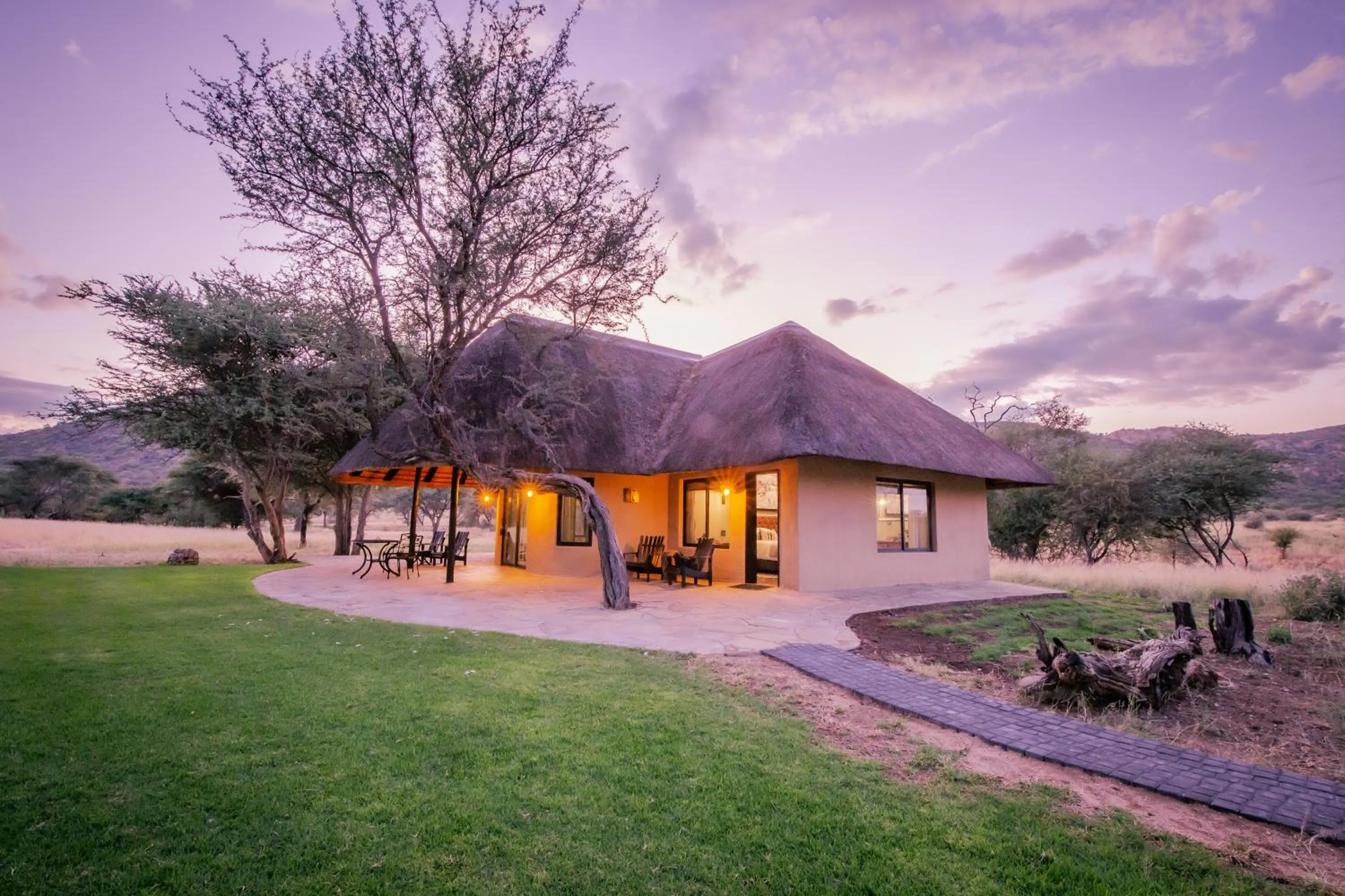 Property building in Okapuka Safari Lodge