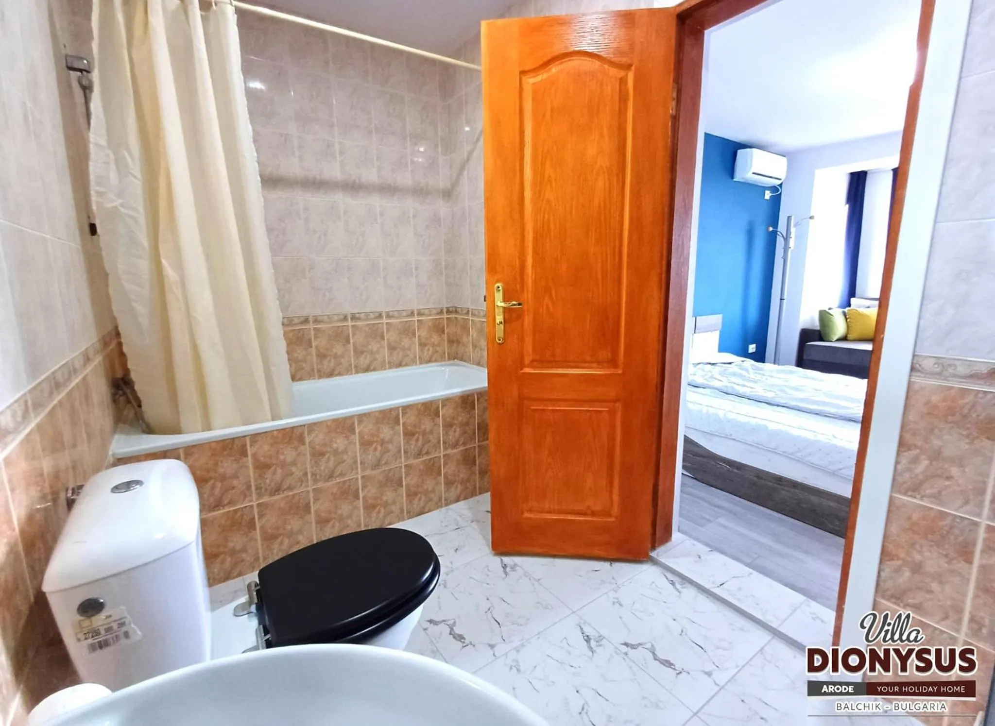 Shower in Arode Villa Dionysus