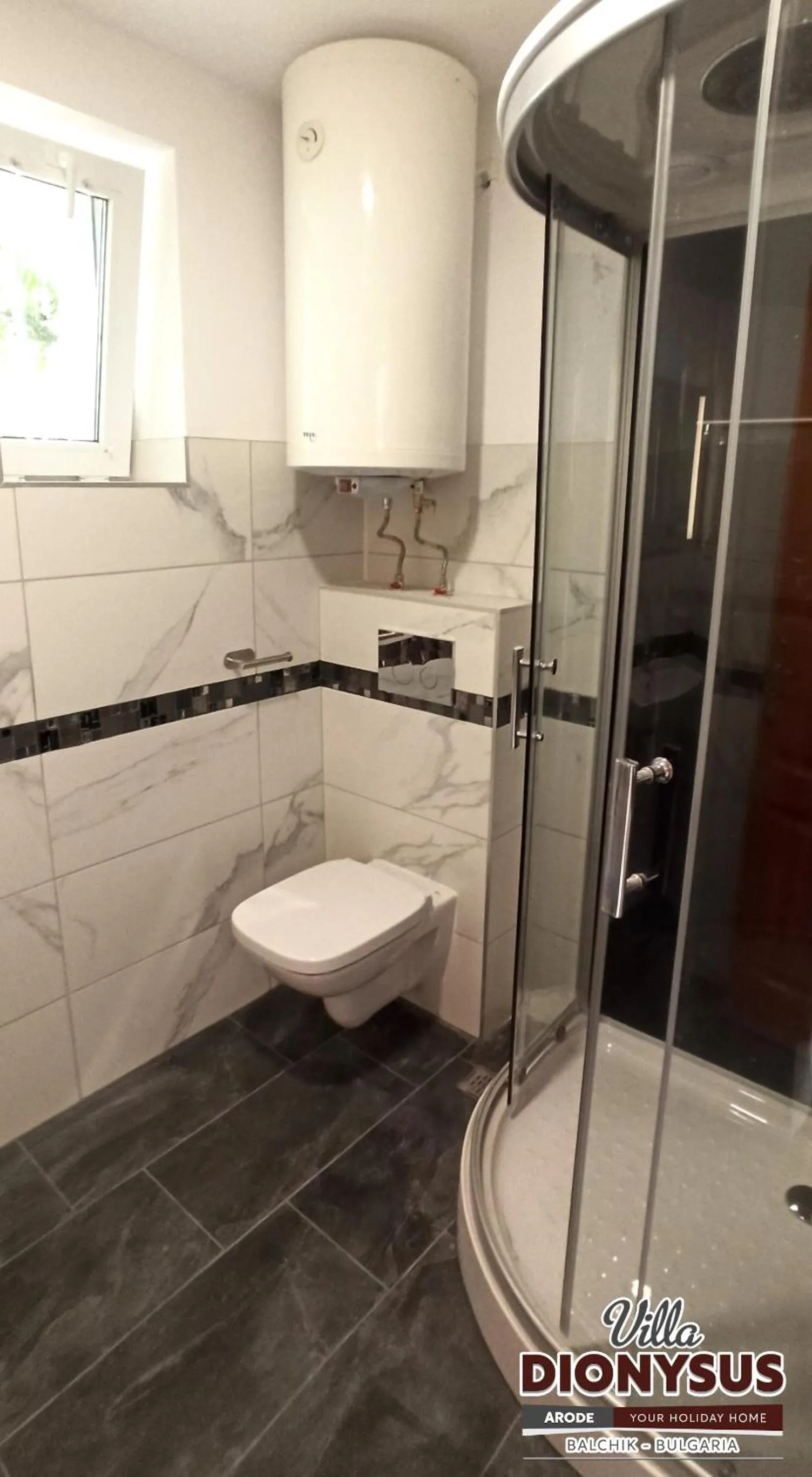 Shower in Arode Villa Dionysus
