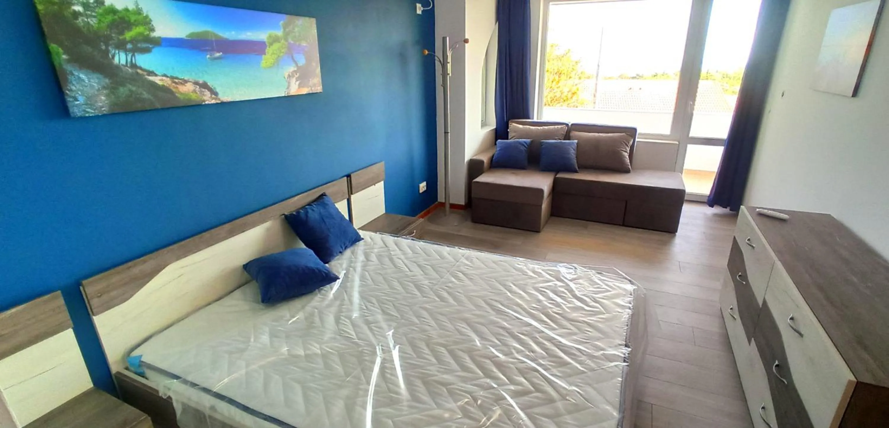 Bed in Arode Villa Dionysus