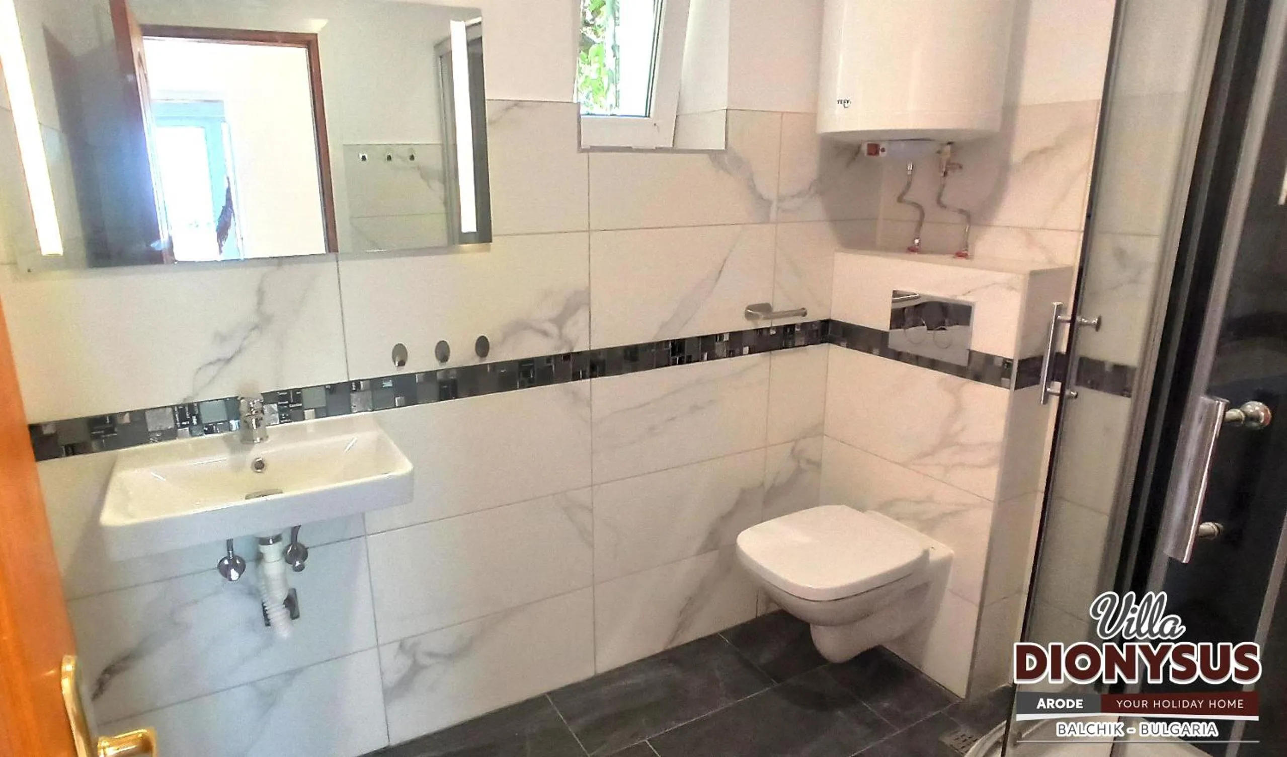 Shower in Arode Villa Dionysus