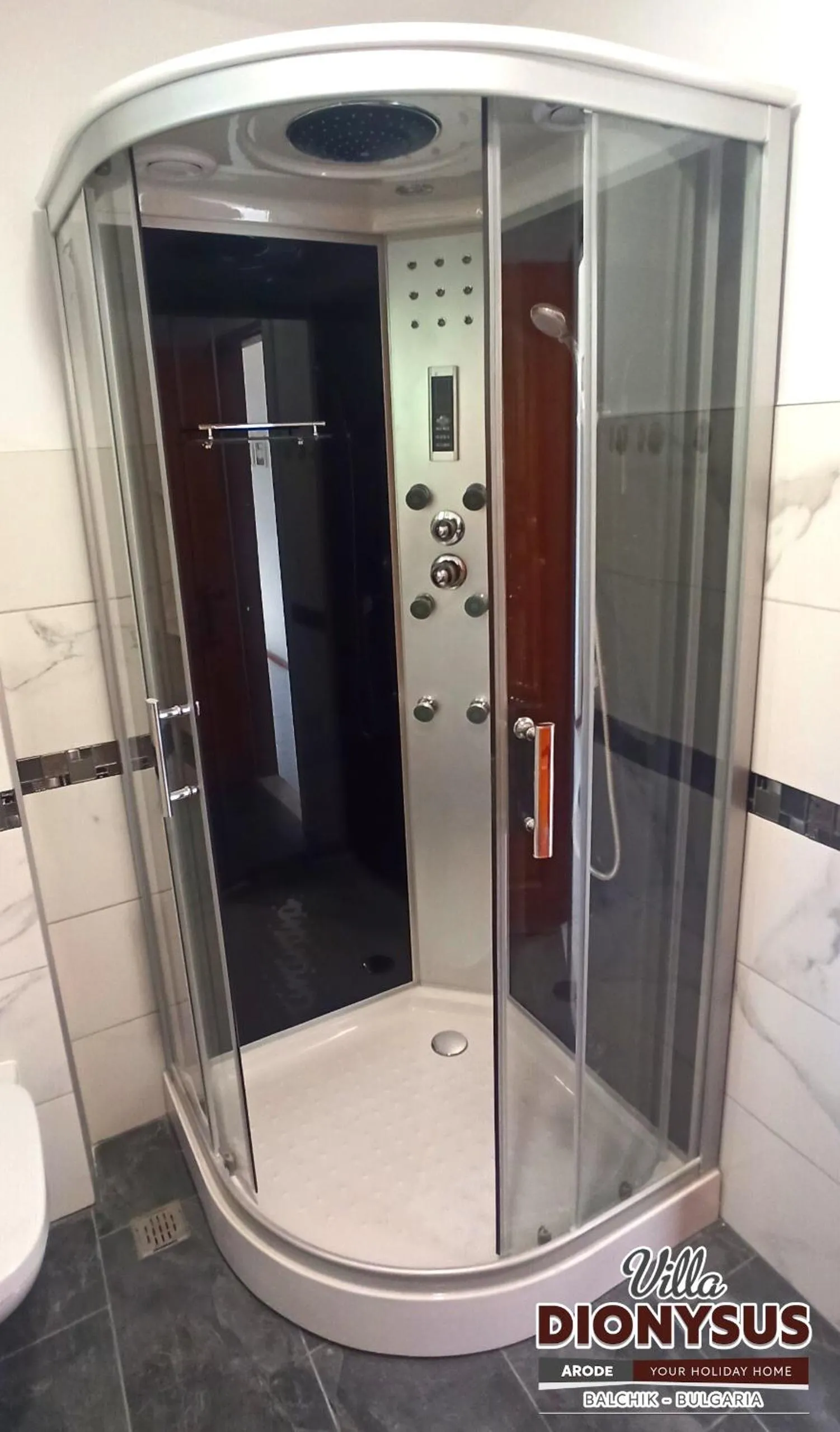 Shower in Arode Villa Dionysus