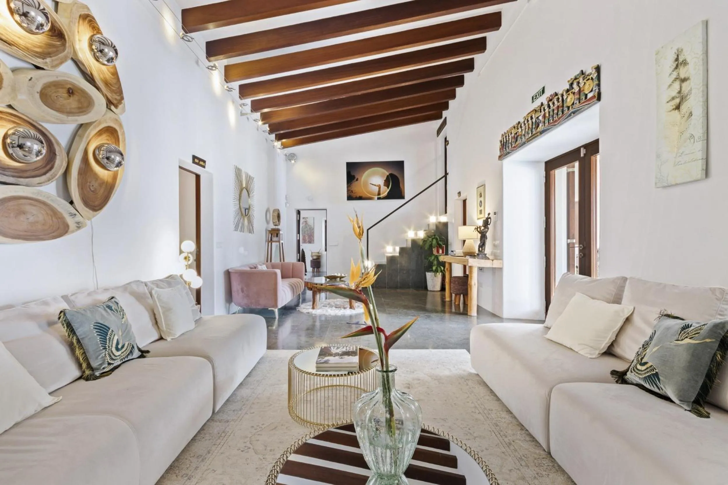 Property building in Ravishing Ibiza Villa Cel Blau 9 Bedrooms Private Pool & Beautiful