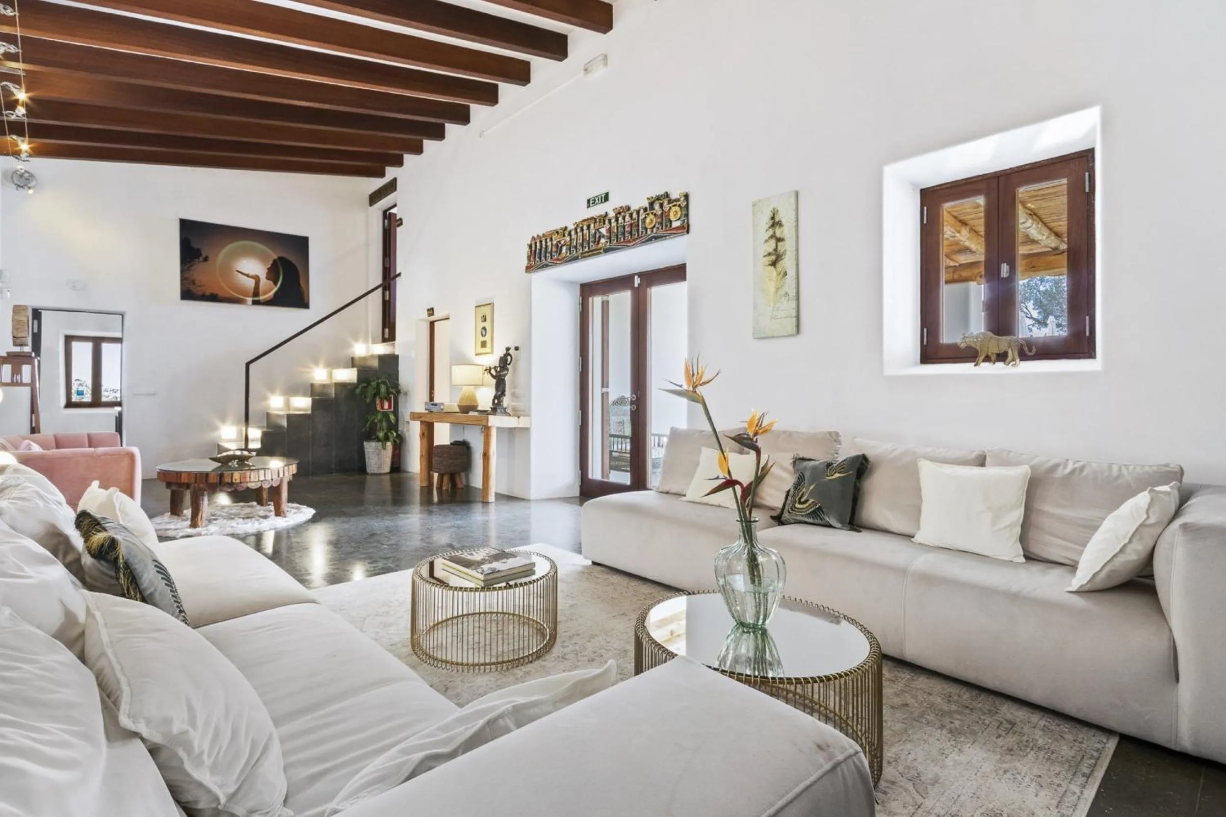 Property building in Ravishing Ibiza Villa Cel Blau 9 Bedrooms Private Pool & Beautiful
