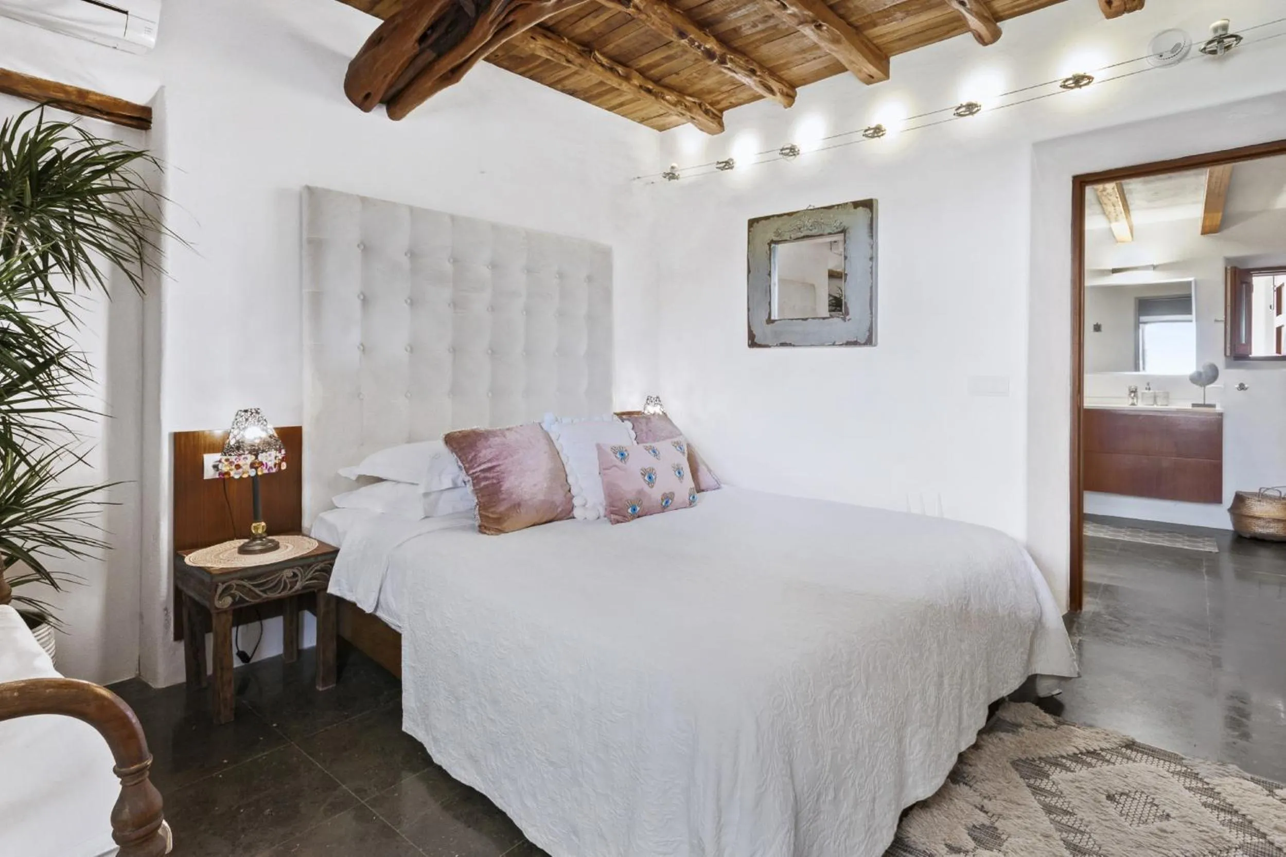 Property building, Bed in Ravishing Ibiza Villa Cel Blau 9 Bedrooms Private Pool & Beautiful